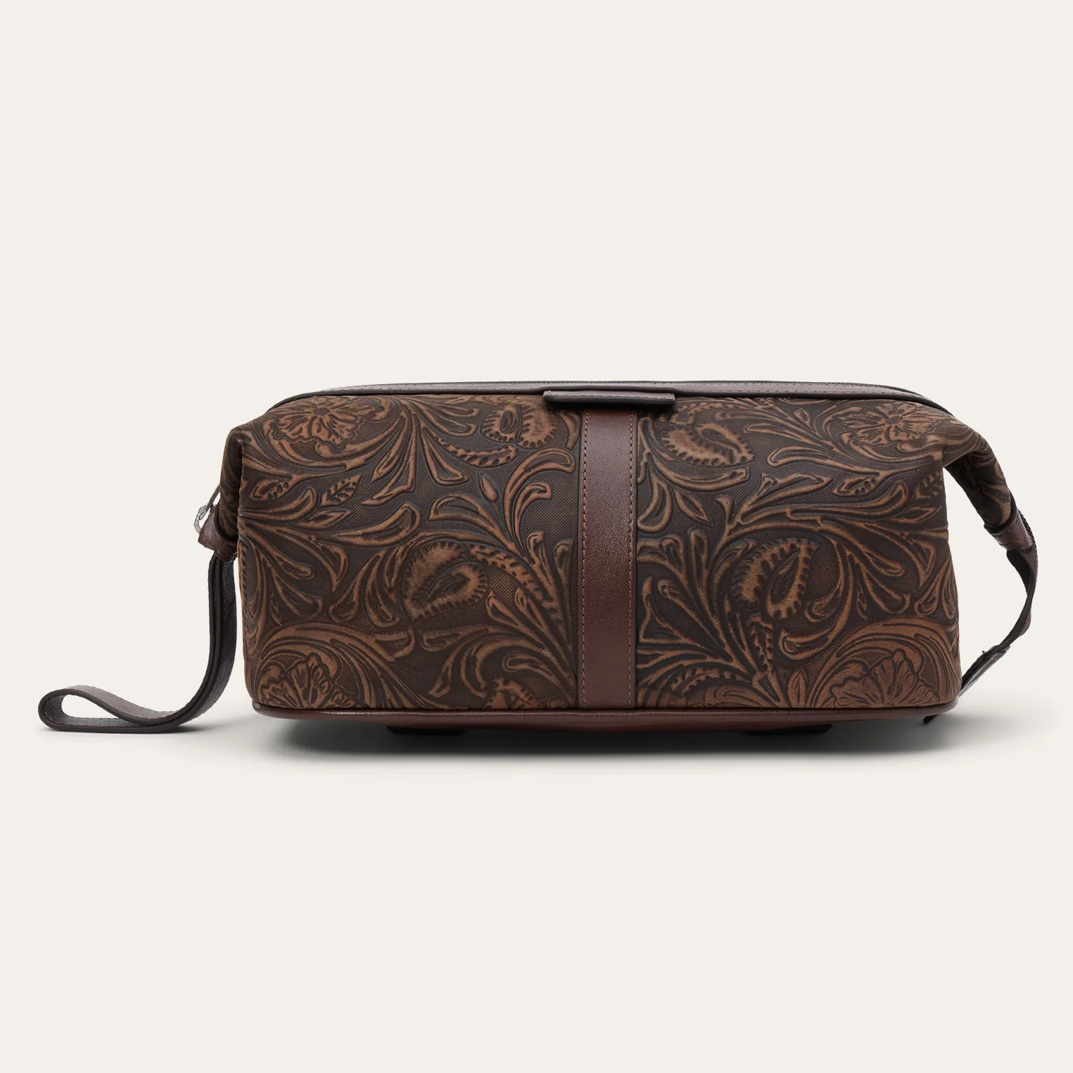 160th Anniversary Tooled Leather Dopp Kit - Image 3