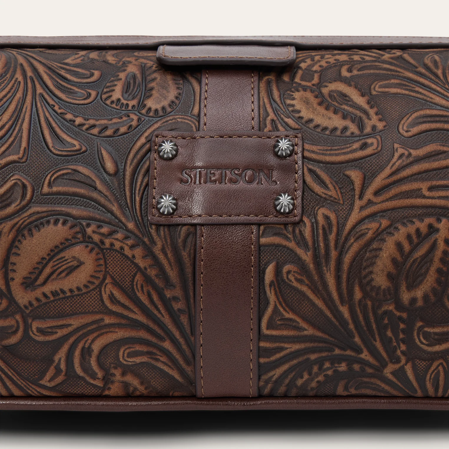 160th Anniversary Tooled Leather Dopp Kit - Image 5