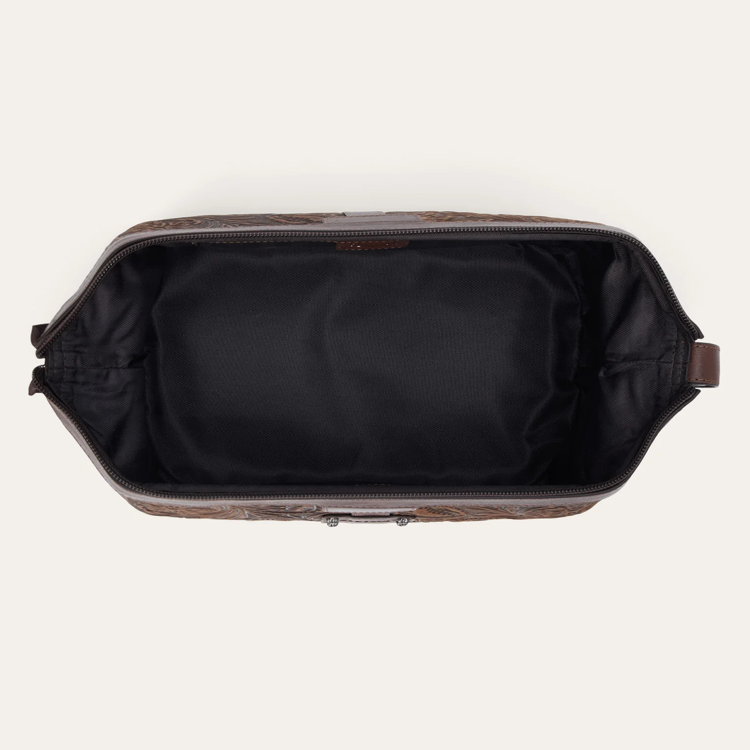 160th Anniversary Tooled Leather Dopp Kit - Image 6