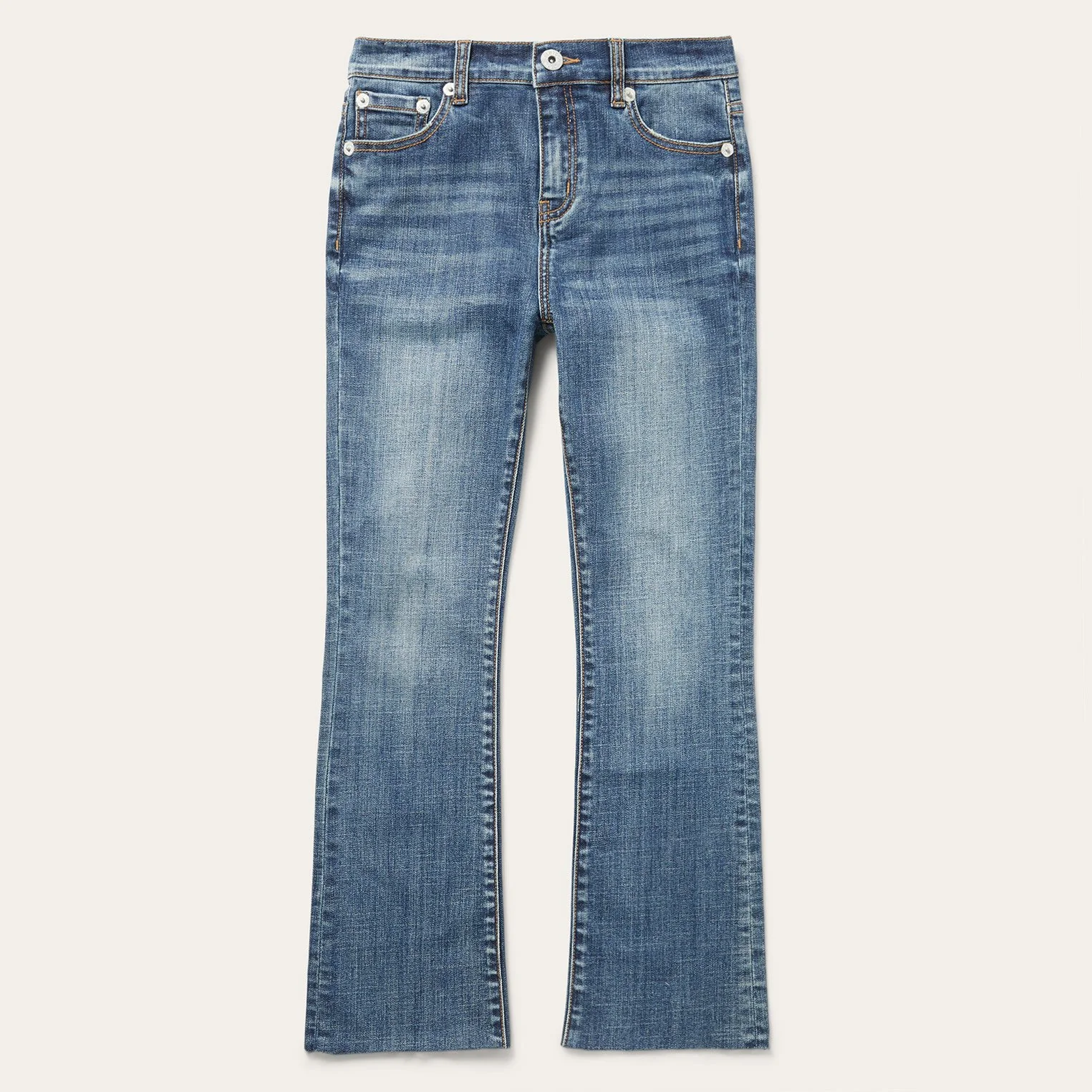High-Rise Flare Crop Jeans