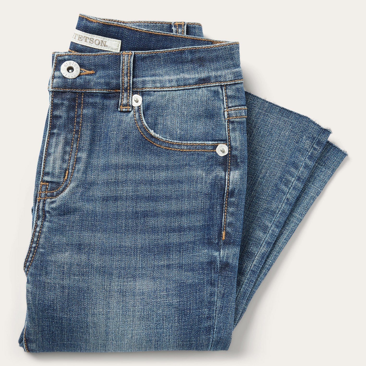 High-Rise Flare Crop Jeans - Image 3