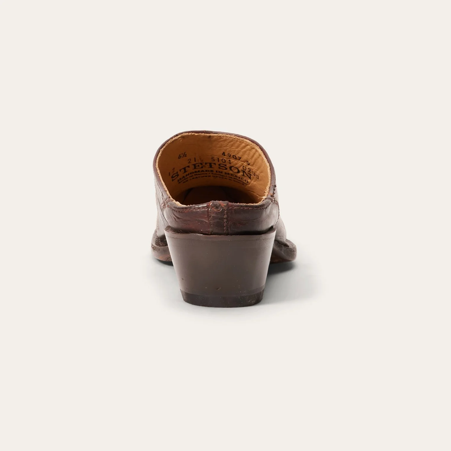 Adley Vintage Finished Leather Mules - Image 5