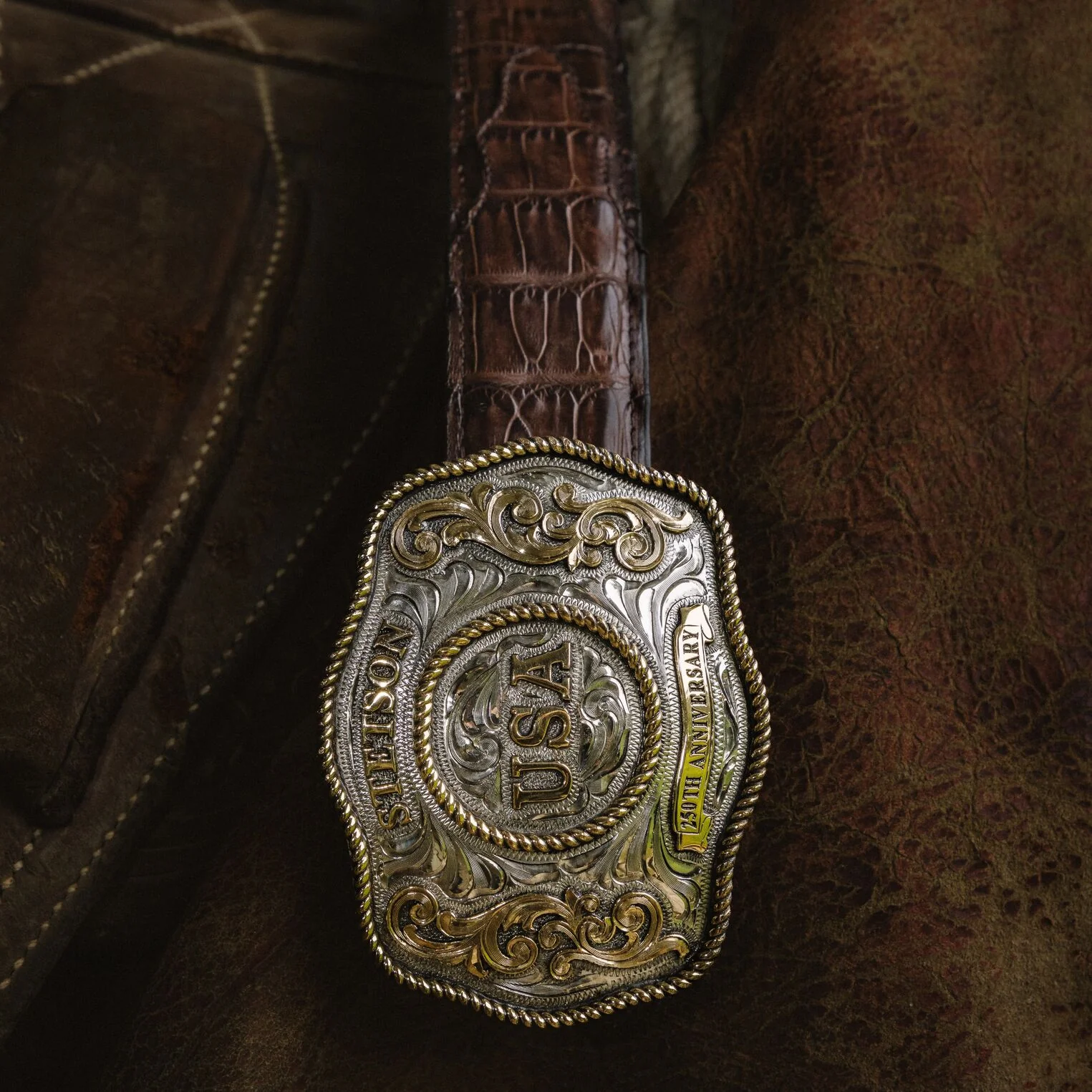 American Anniversary Plaque Buckle - Image 3