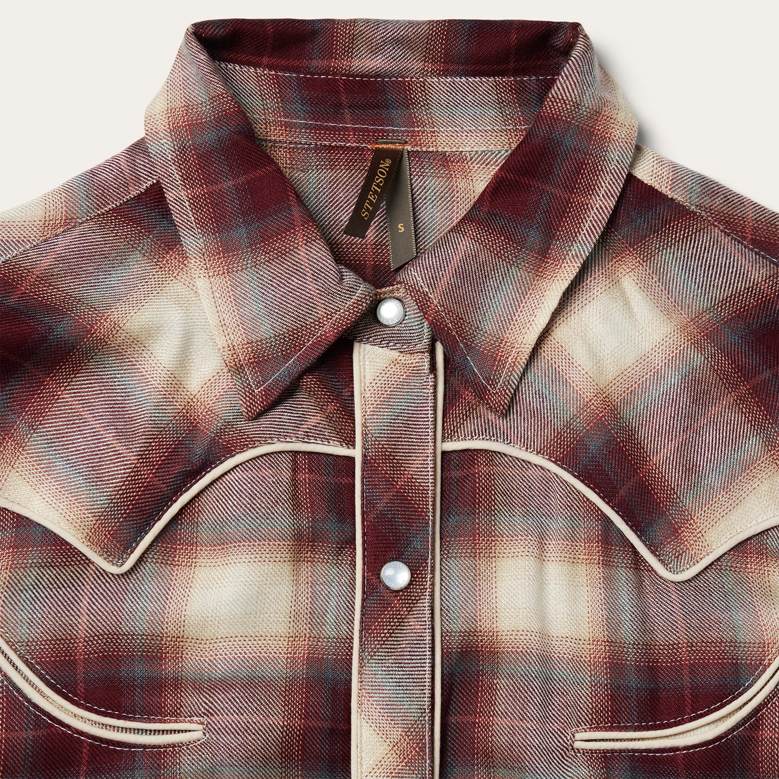 Black Cherry Plaid Shirt Dress - Image 3