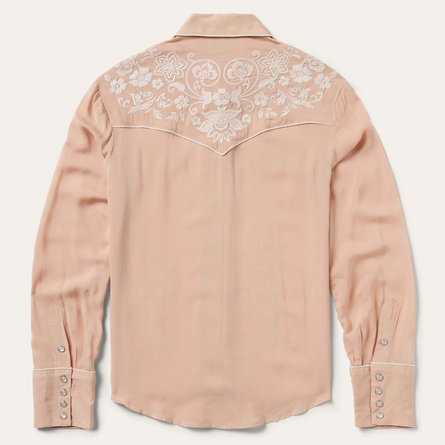 Blush Embroidered Western Shirt - Image 2
