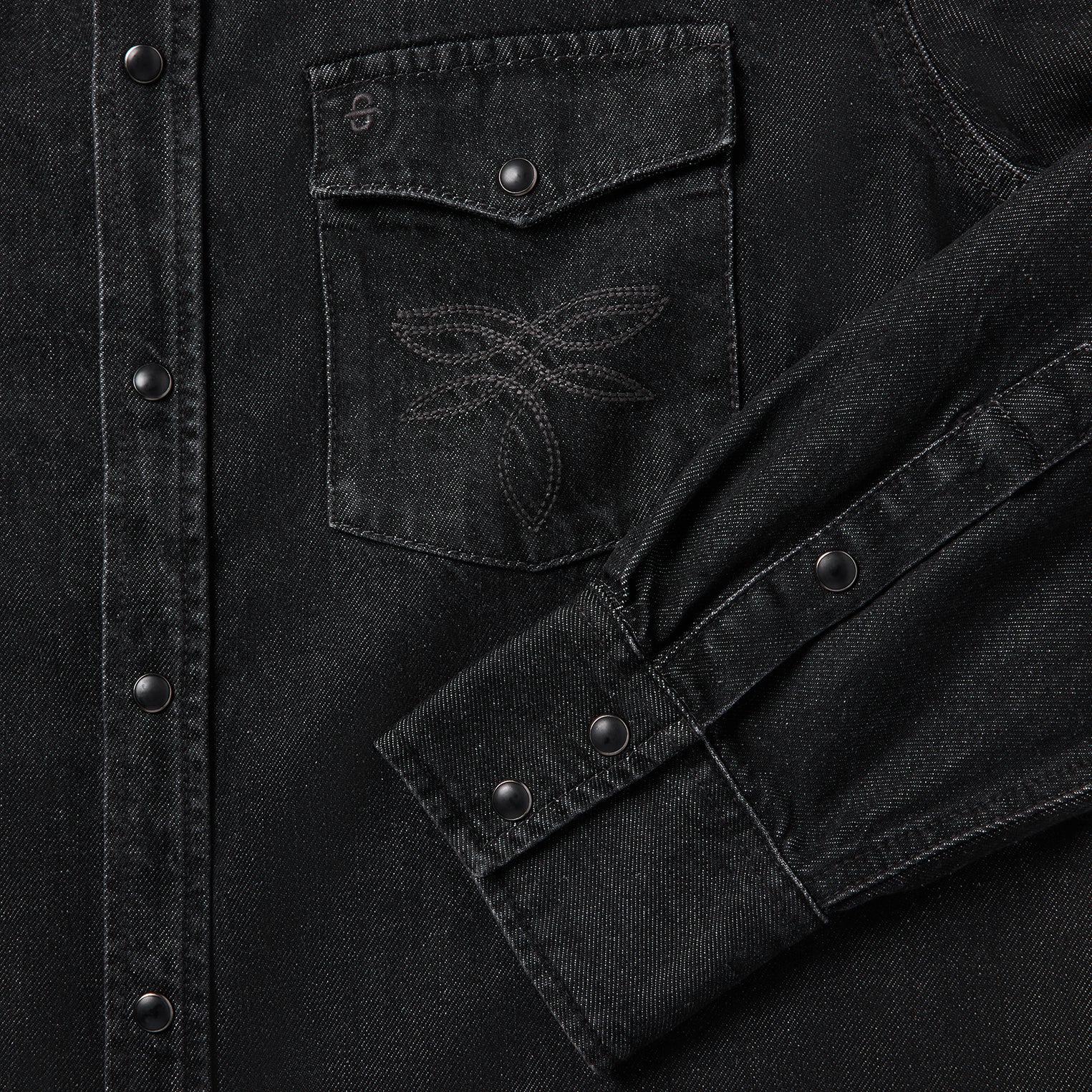 Boot Stitch Denim Shirt - Image 7