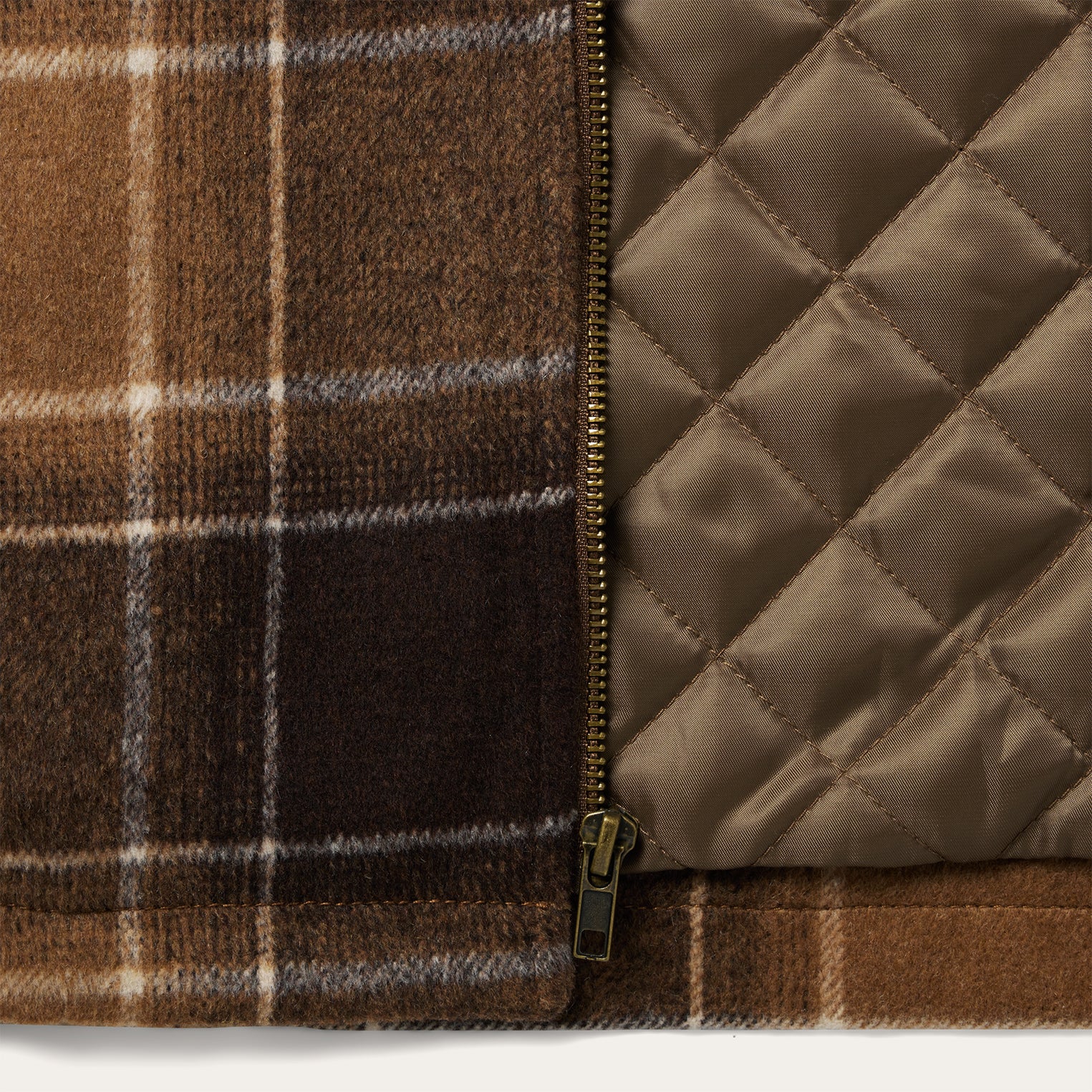 Brown Plaid Western Coat - Image 5