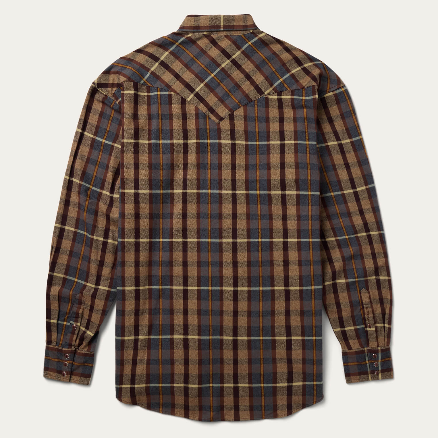 Brushed Flannel Western Shirt - Image 4
