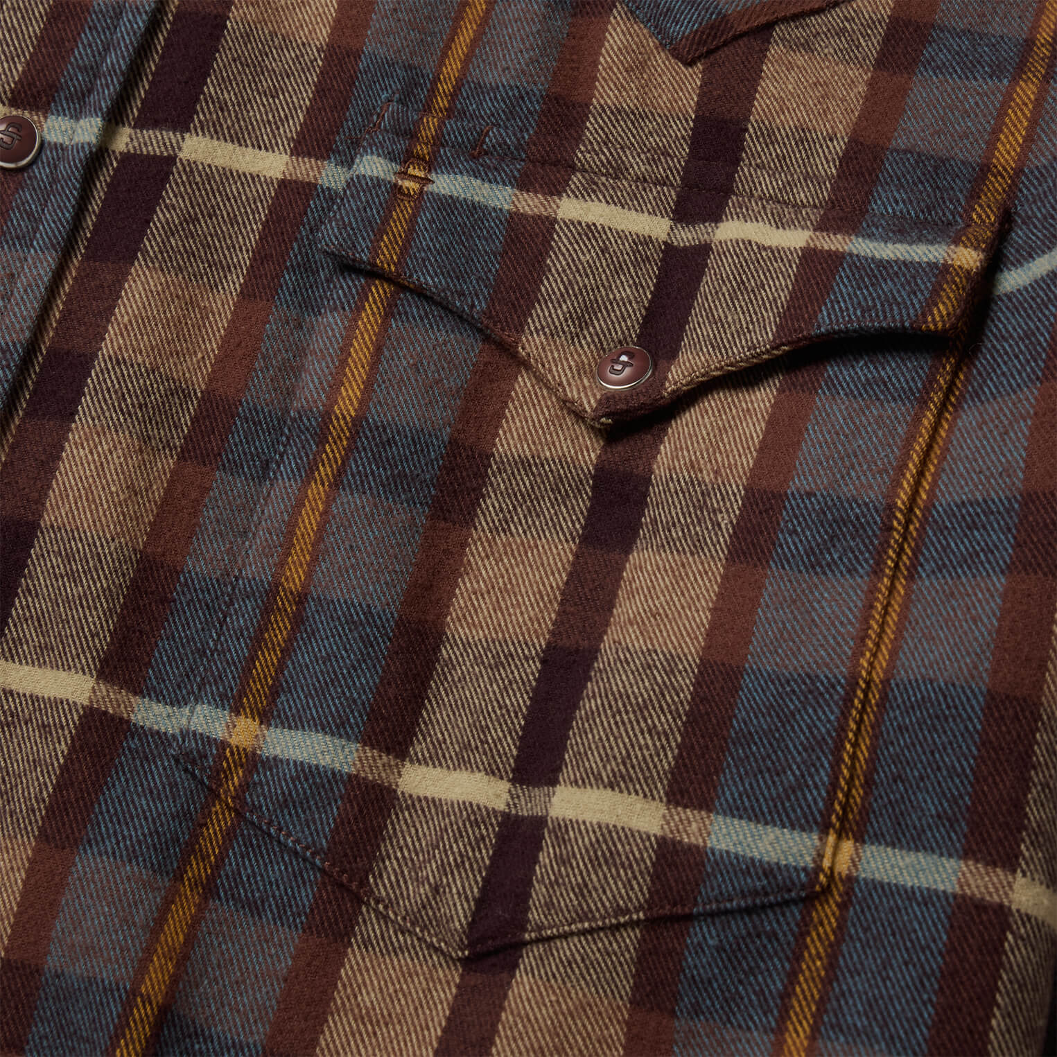 Brushed Flannel Western Shirt - Image 6