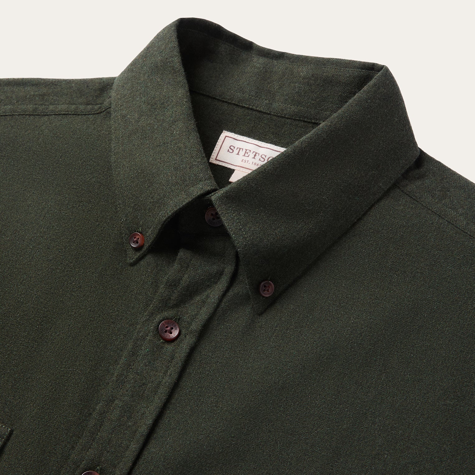 Brushed Heathered Flannel Shirt - Image 4