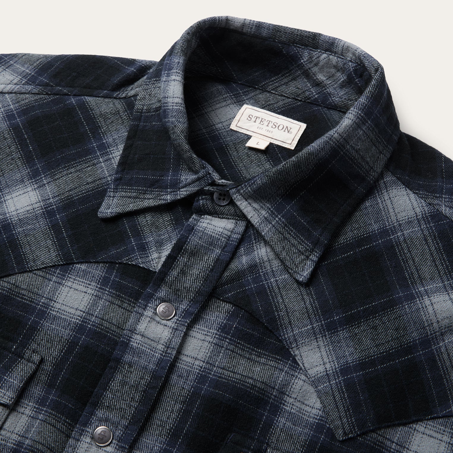 Brushed Twill Plaid Western Shirt - Image 4