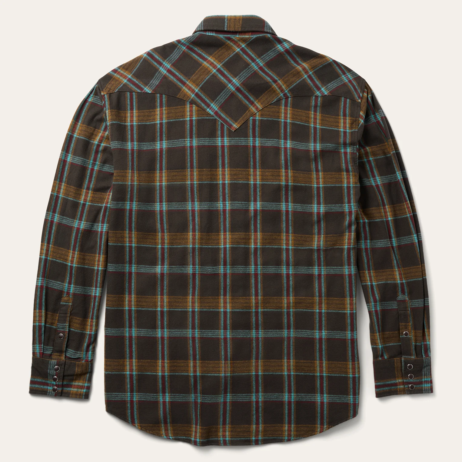 Brushed Twill Plaid Western Shirt - Image 2