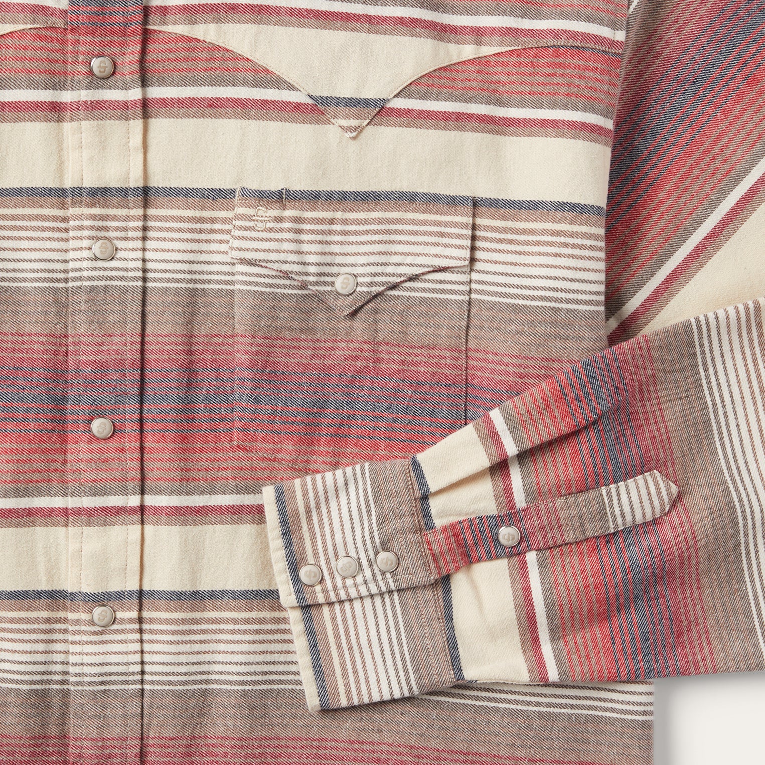 Brushed Twill Striped Shirt - Image 7