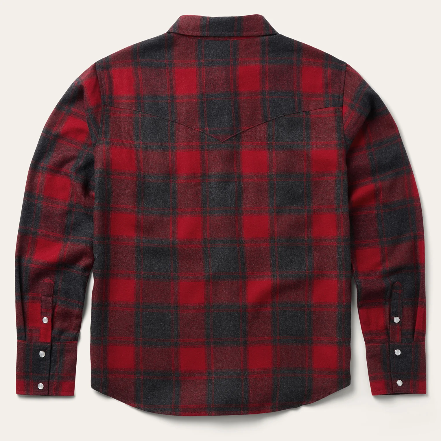 Buffalo Plaid Flannel Western Shirt - Image 2