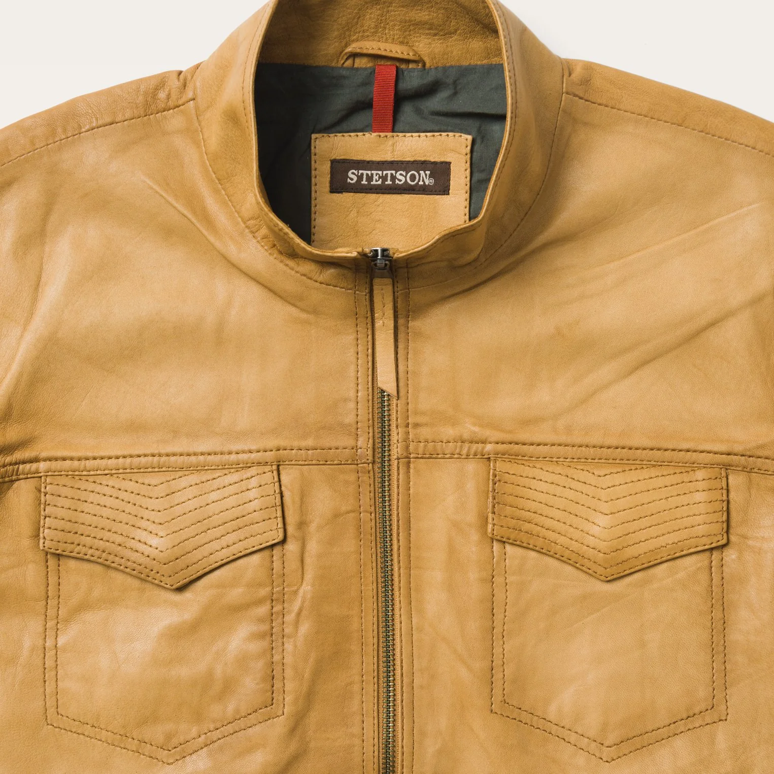 Butter Soft Distressed Leather Jacket - Image 4