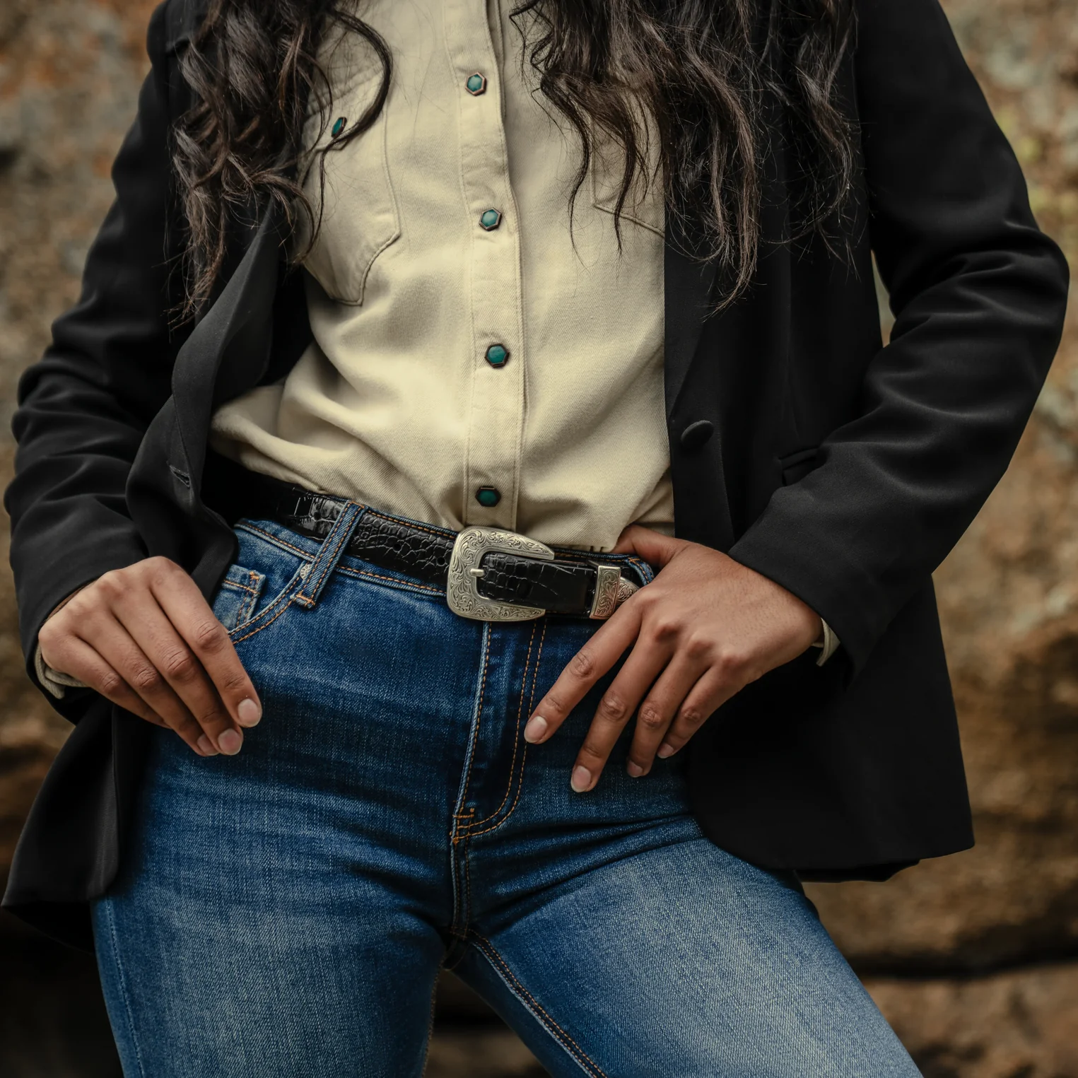 Caiman Tapered Tab Belt - Image 2