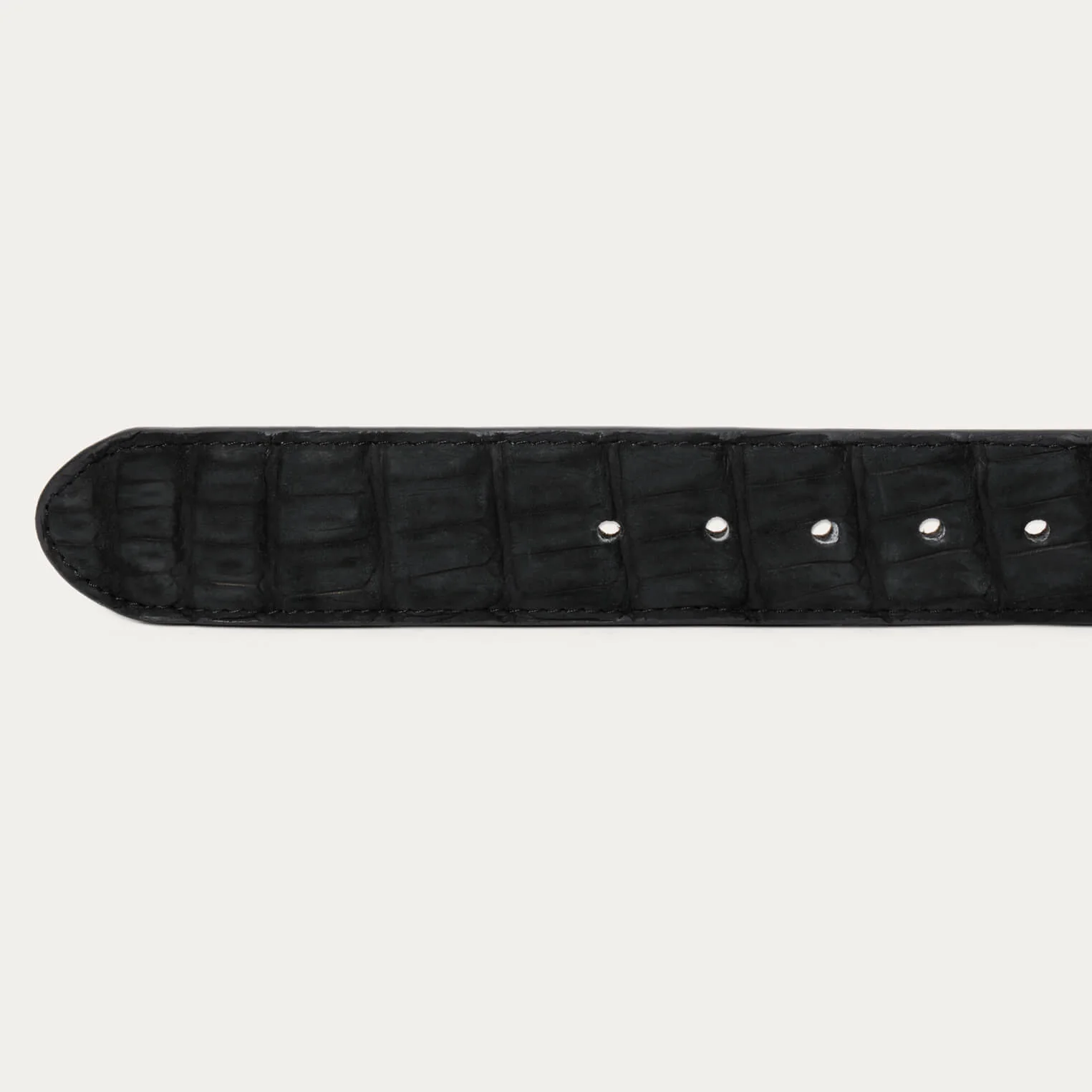 Matte Caiman Western Tab Belt - Image 3
