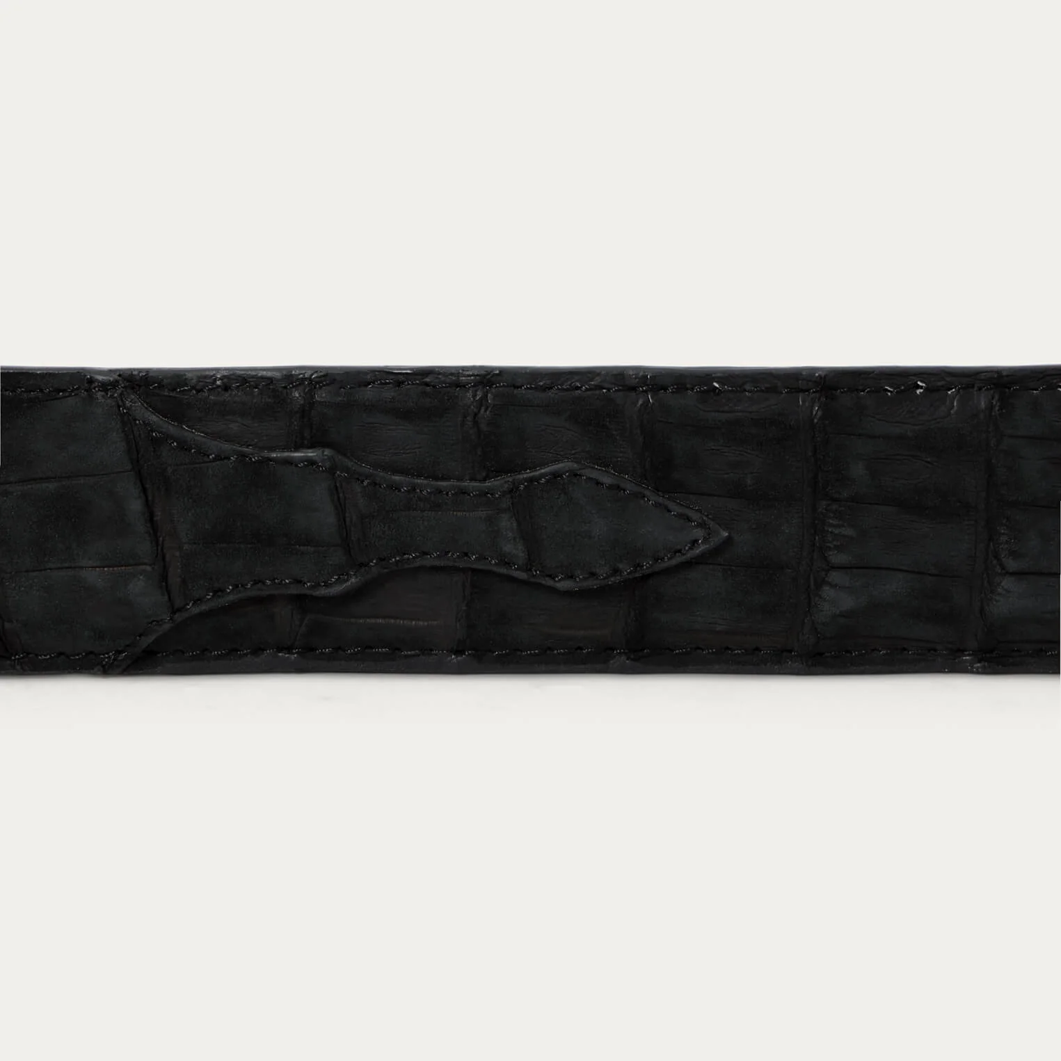 Matte Caiman Western Tab Belt - Image 5