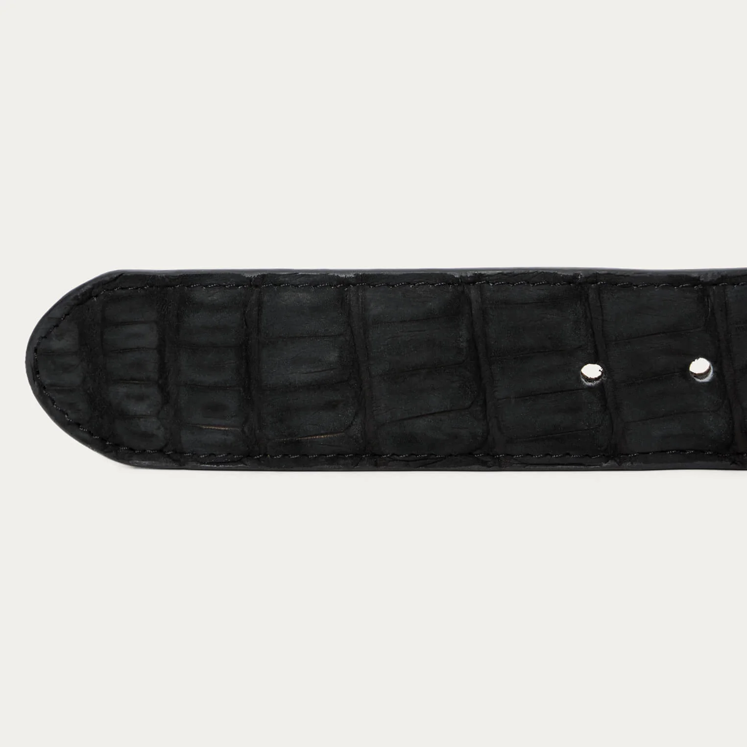 Matte Caiman Western Tab Belt - Image 6