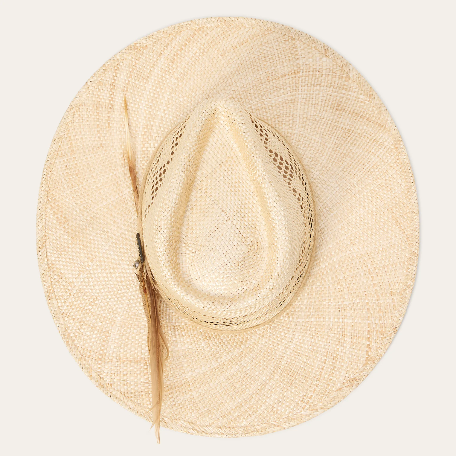 Chorus Straw Flat Brim Hat - Image 4