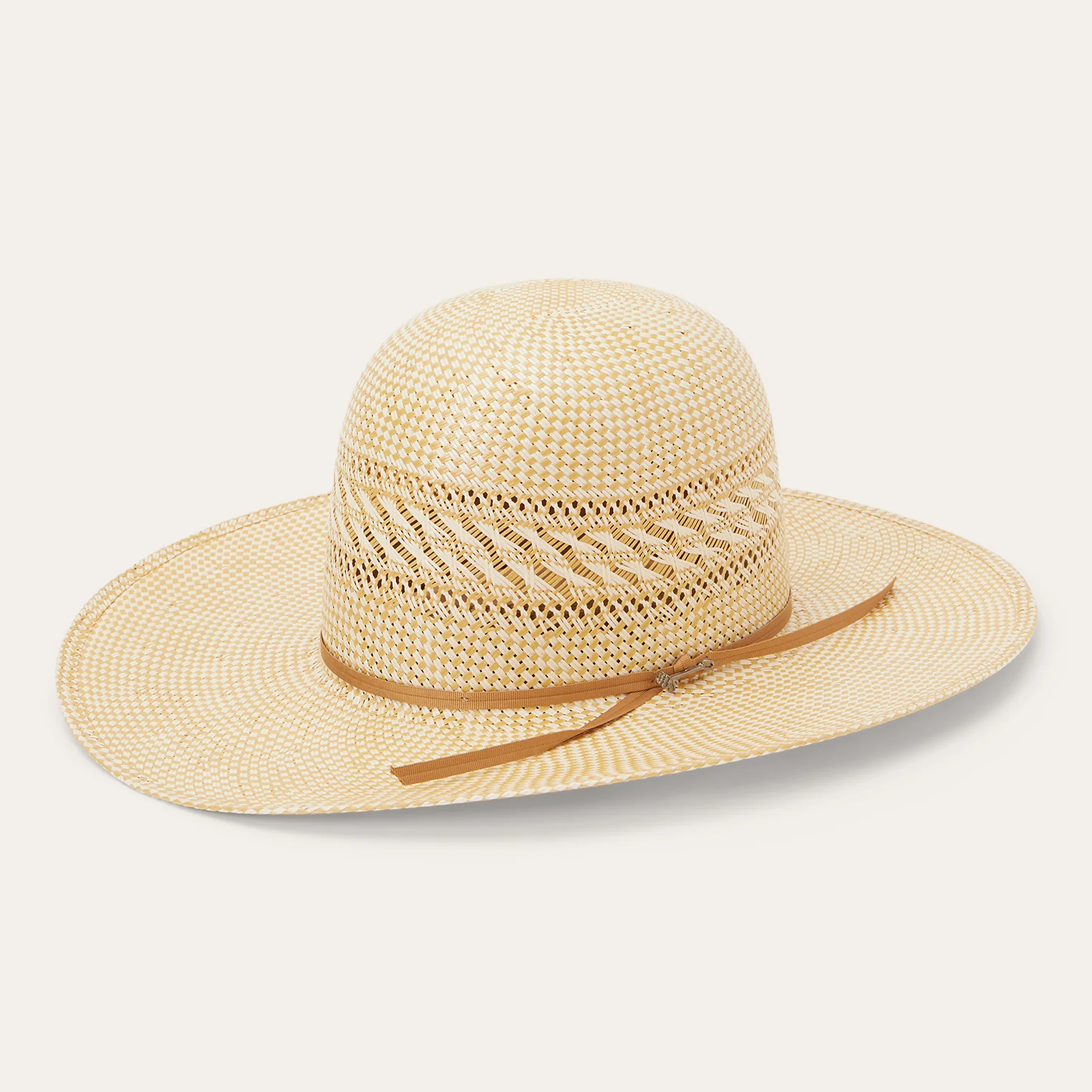 Classic 20X Open Crown Straw Cowboy Hat - Image 2