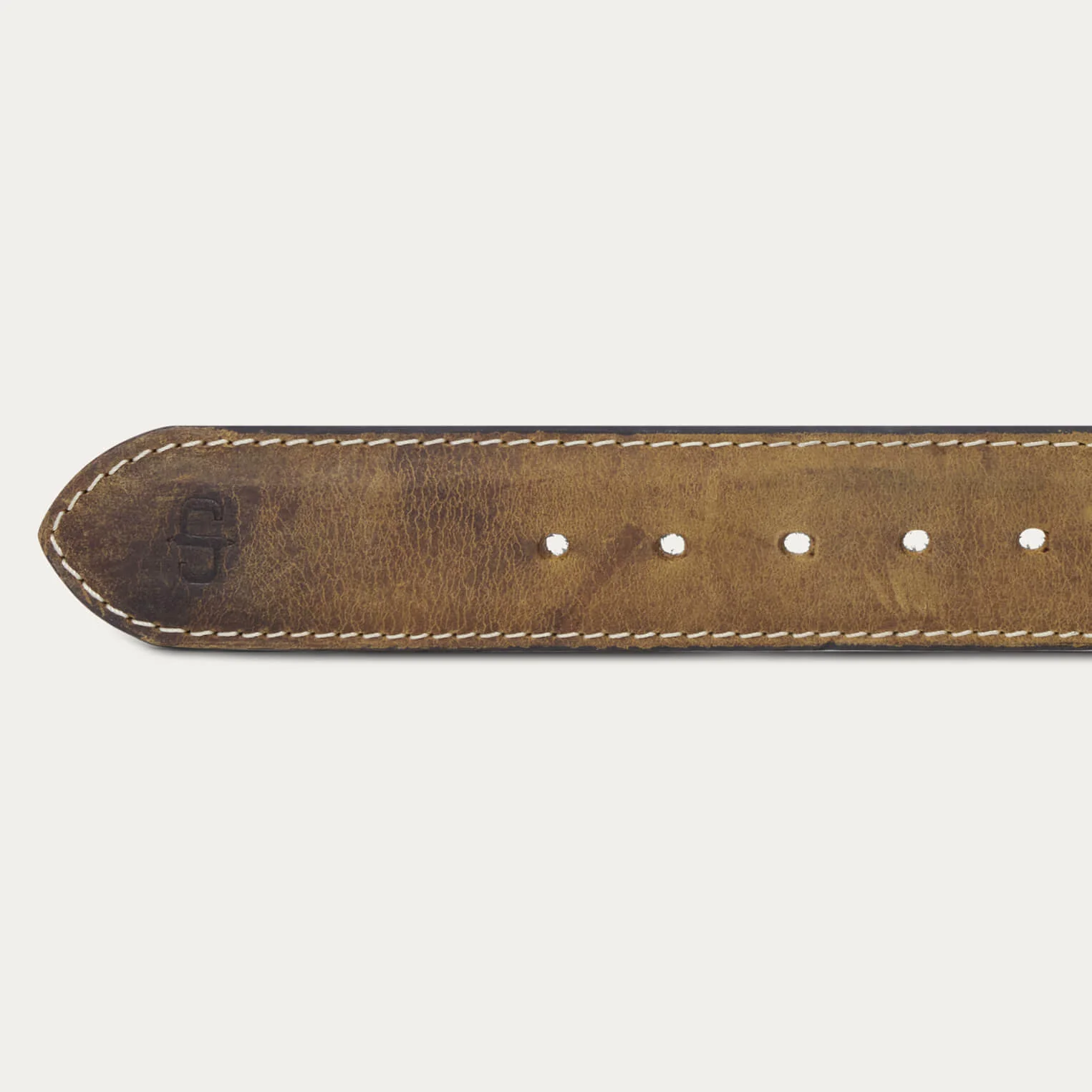 Contrast Stitch Western Tab Belt - Image 3