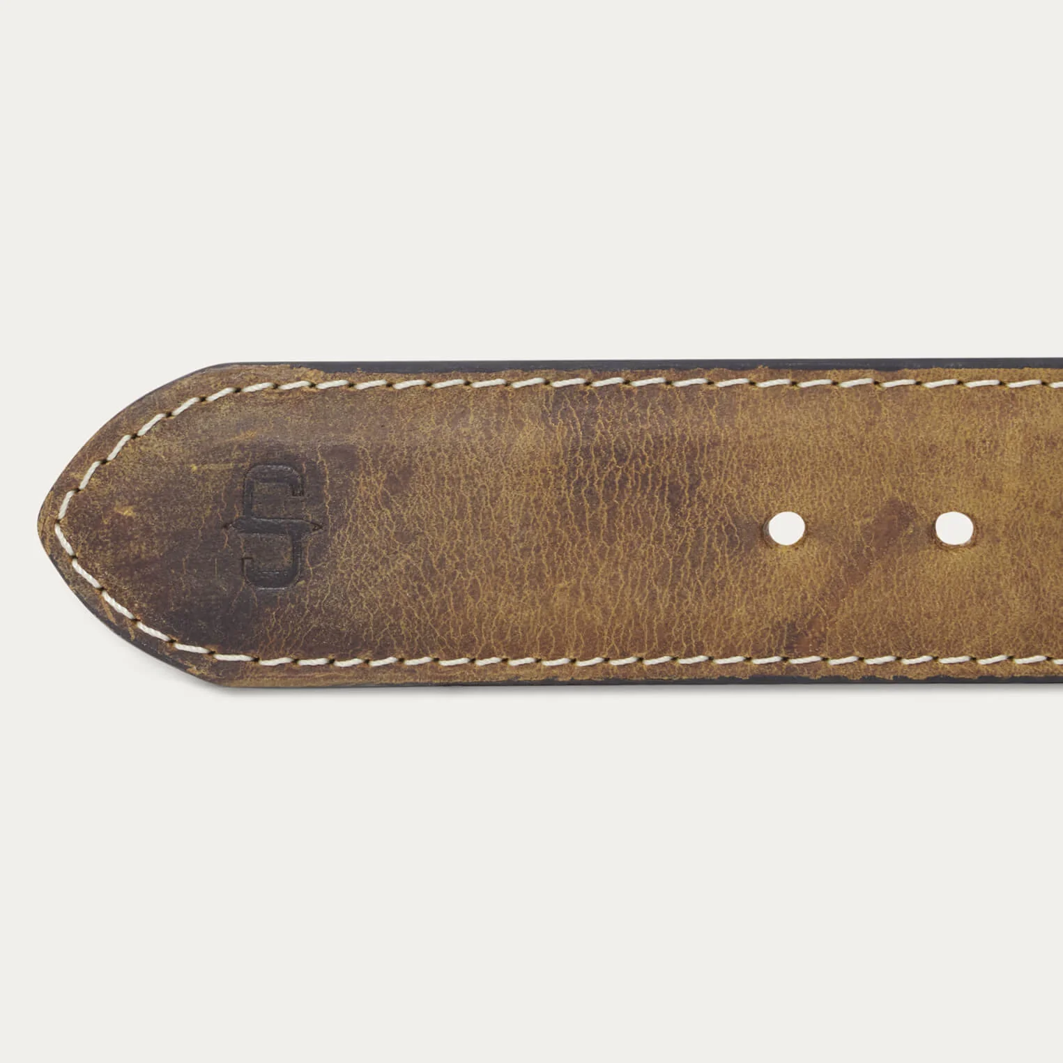 Contrast Stitch Western Tab Belt - Image 5