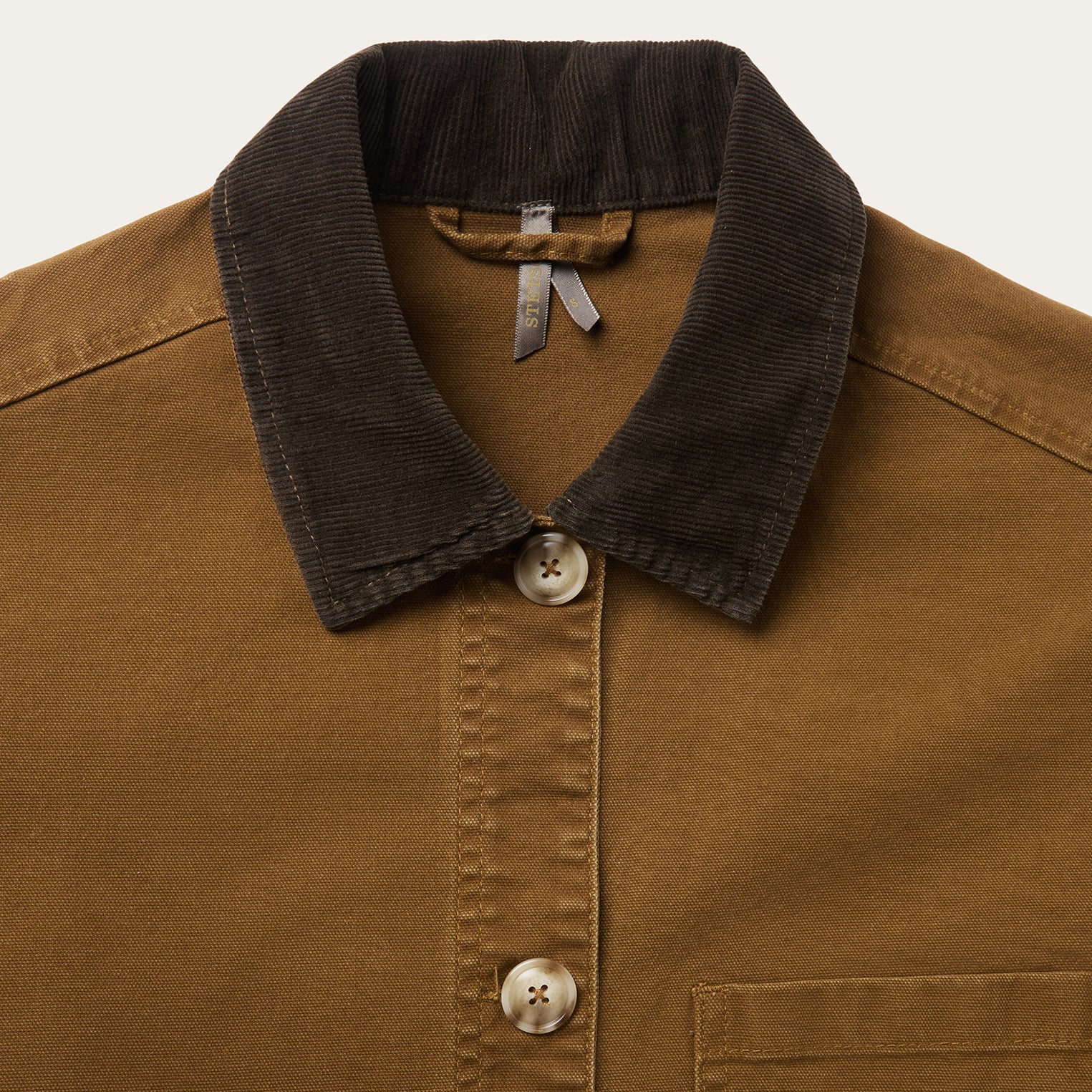 Corduroy Collar Canvas Barn Jacket - Image 6