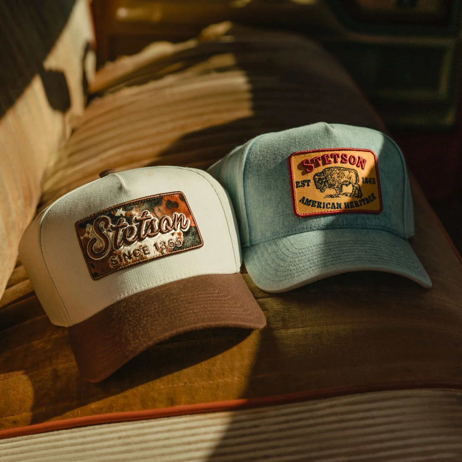 Cowhide Patch Trucker Hat - Image 2