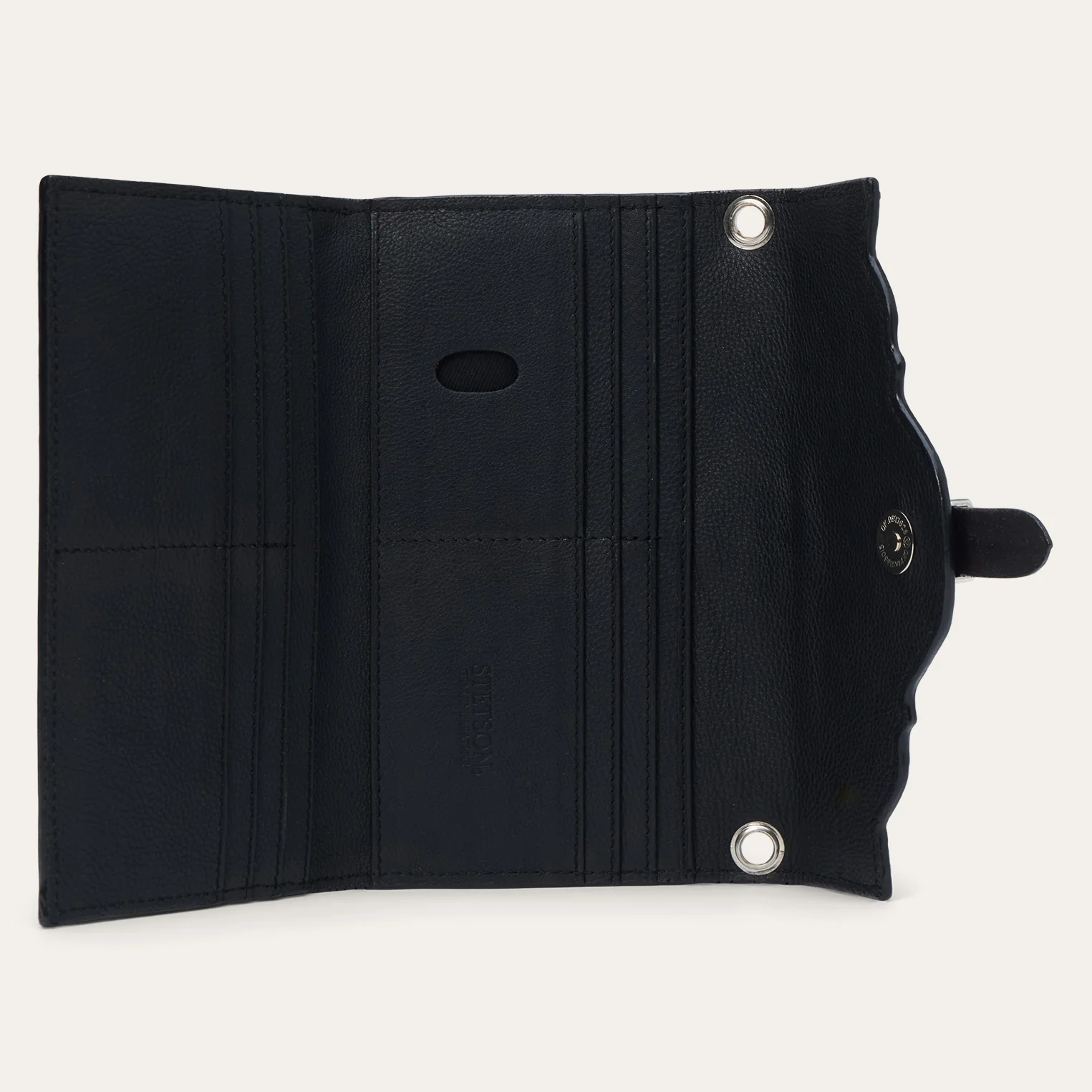 Croco Embossed Clutch Wallet - Image 4