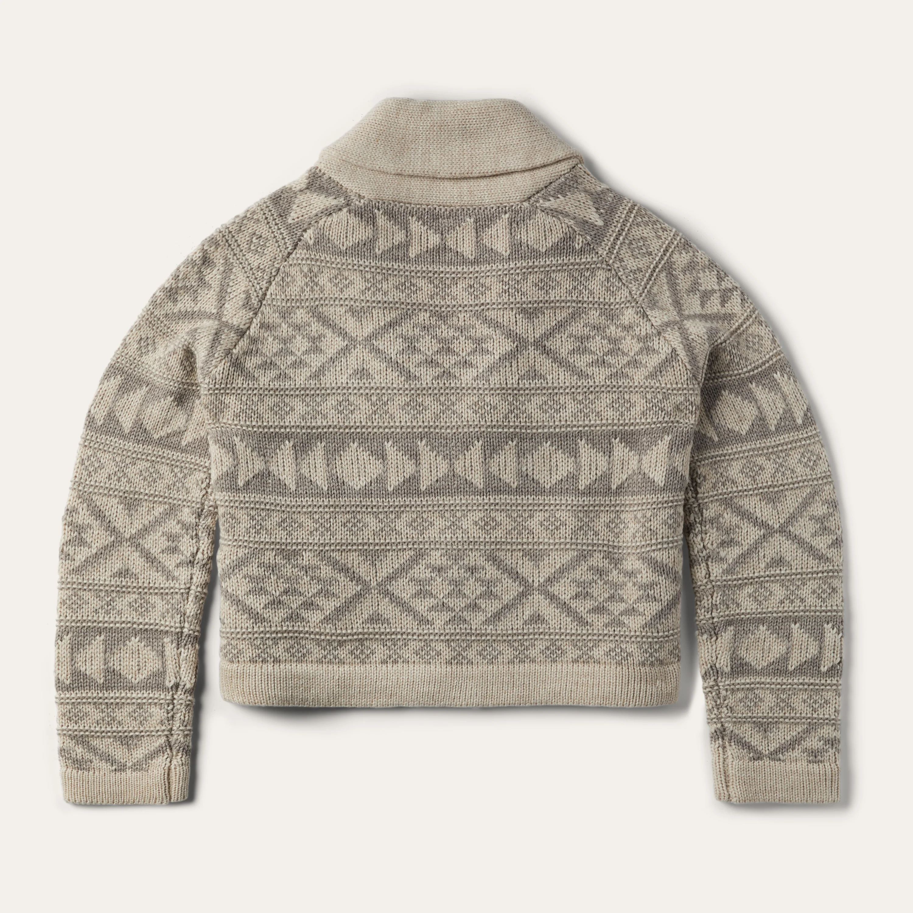 Cropped Shawl Collar Cardigan - Image 3