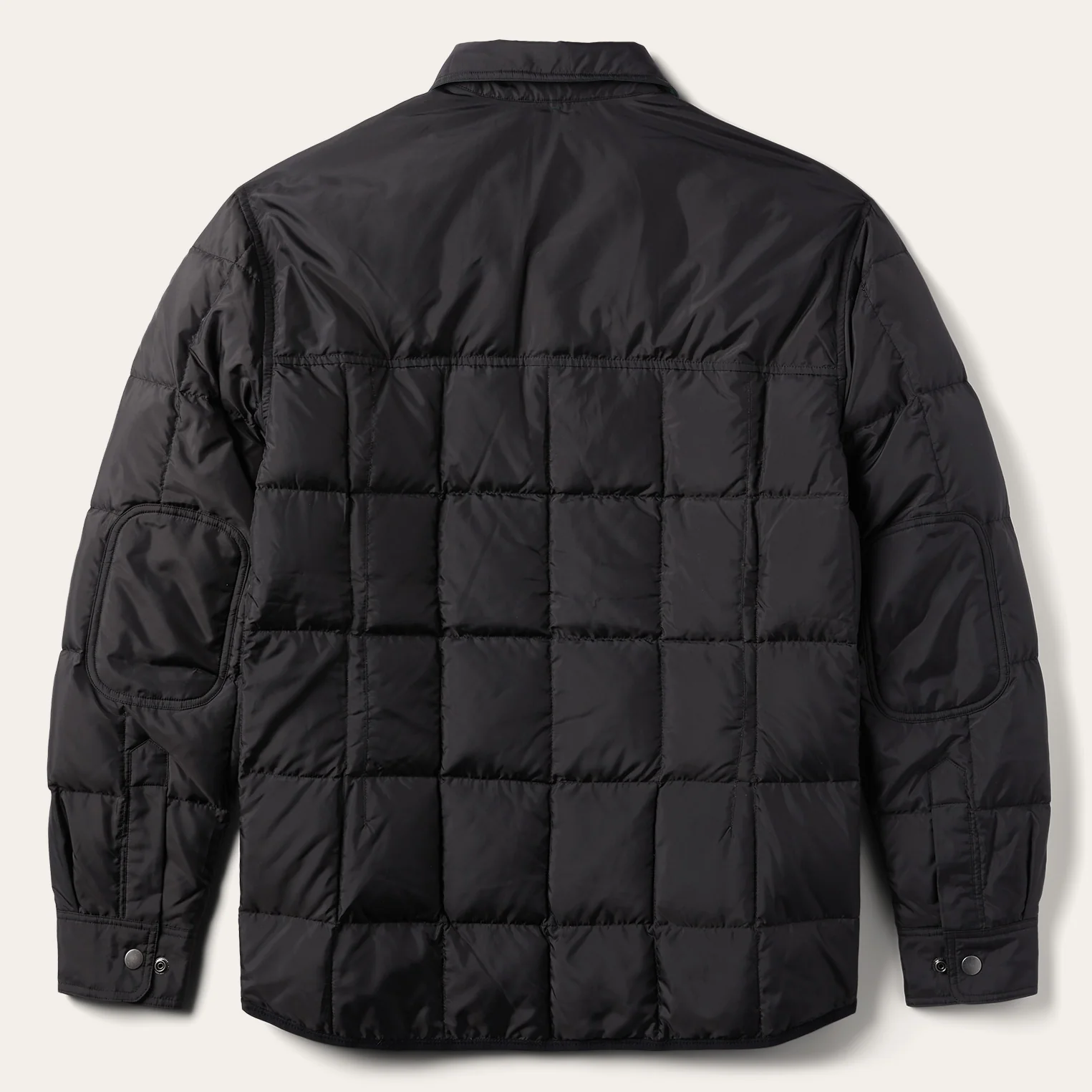 Crushable Black Parachute Jacket - Image 2