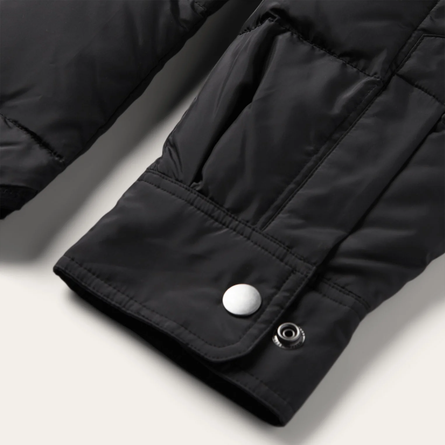 Crushable Black Parachute Jacket - Image 5
