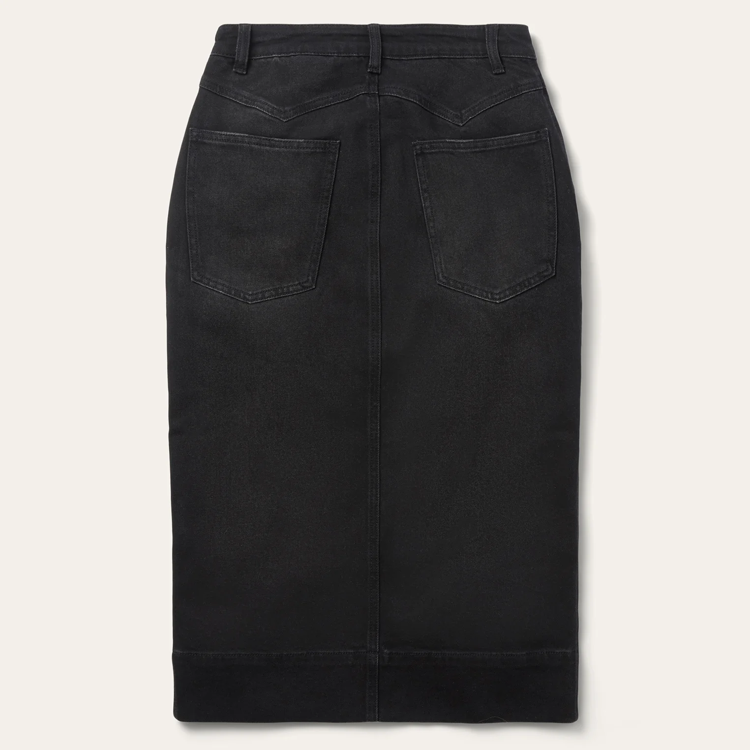 Denim Maxi Skirt - Image 4