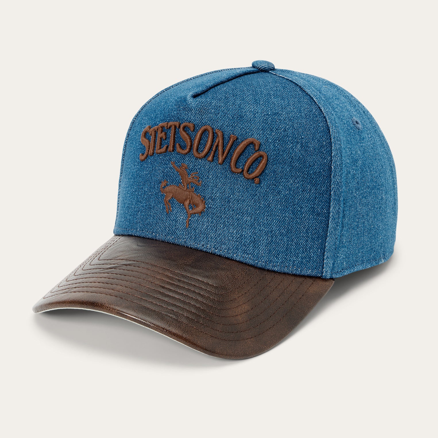 Denim Stetson Co. Baseball Hat - Image 2