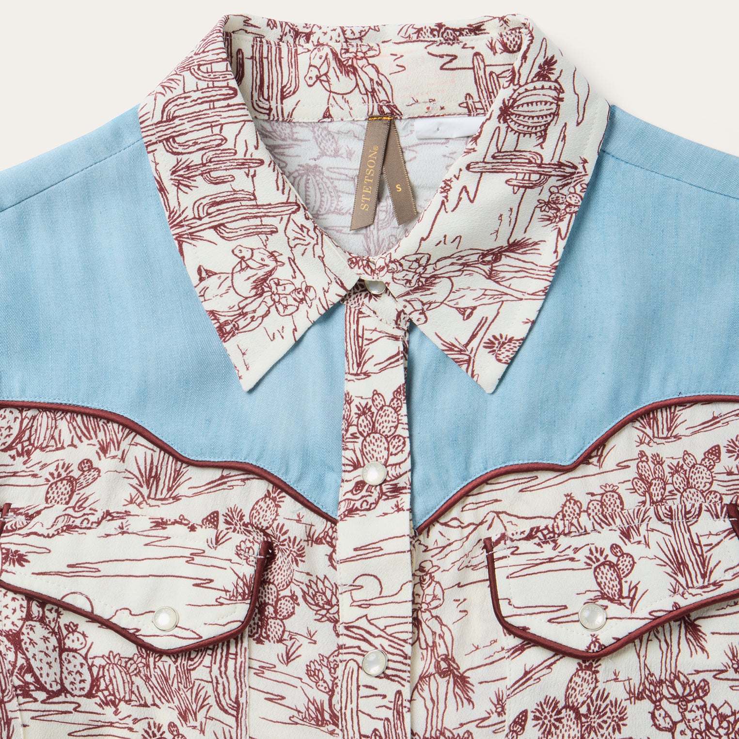 Desert Toile Print Shirt - Image 3
