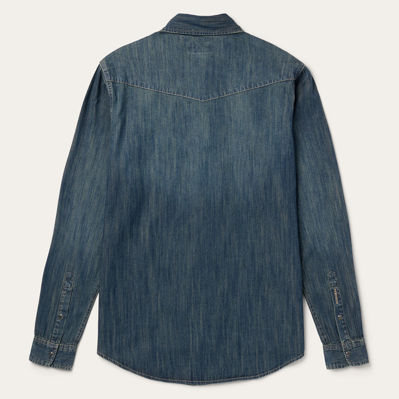 Dark Denim Western Shirt - Image 5