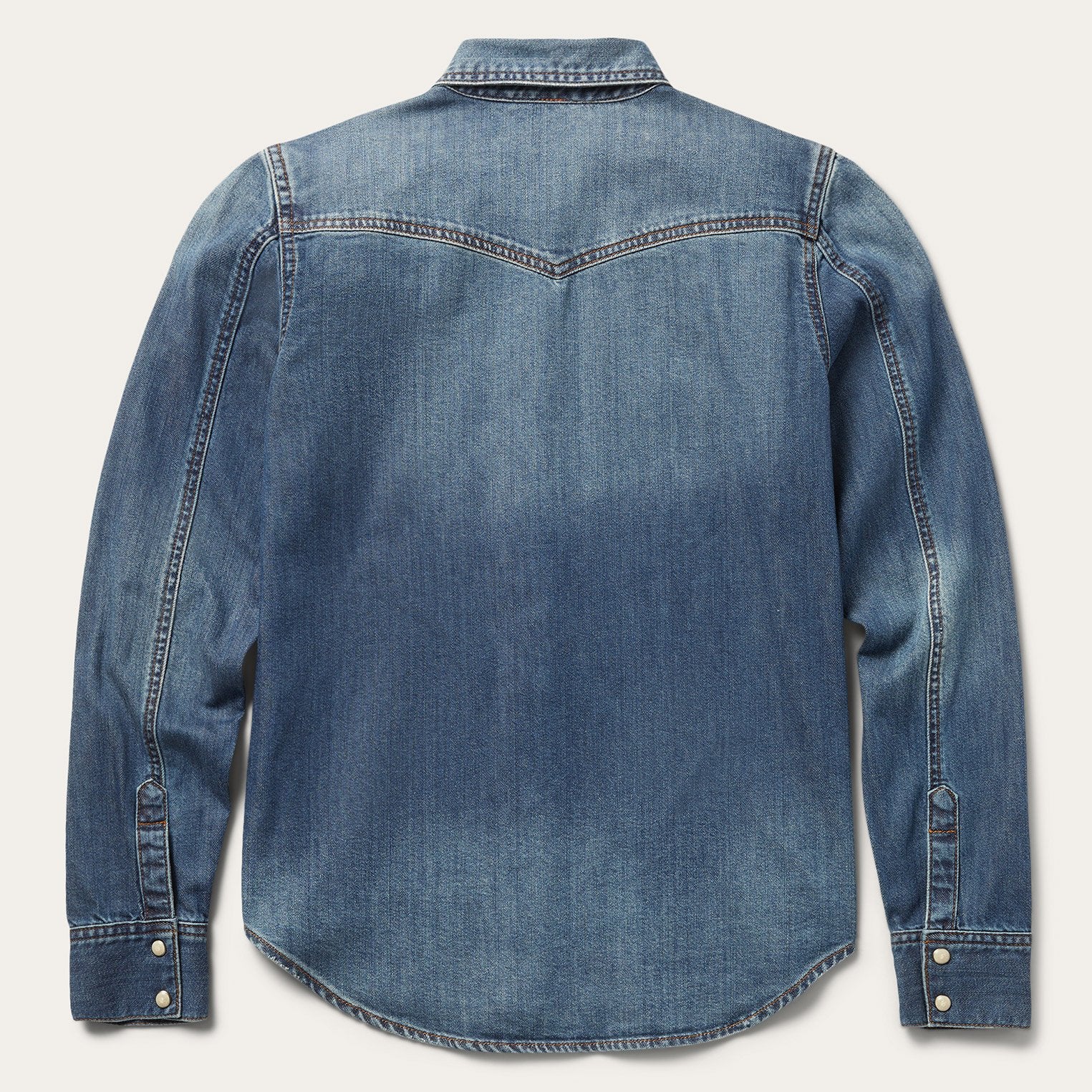 Distressed Denim Shirt - Image 2