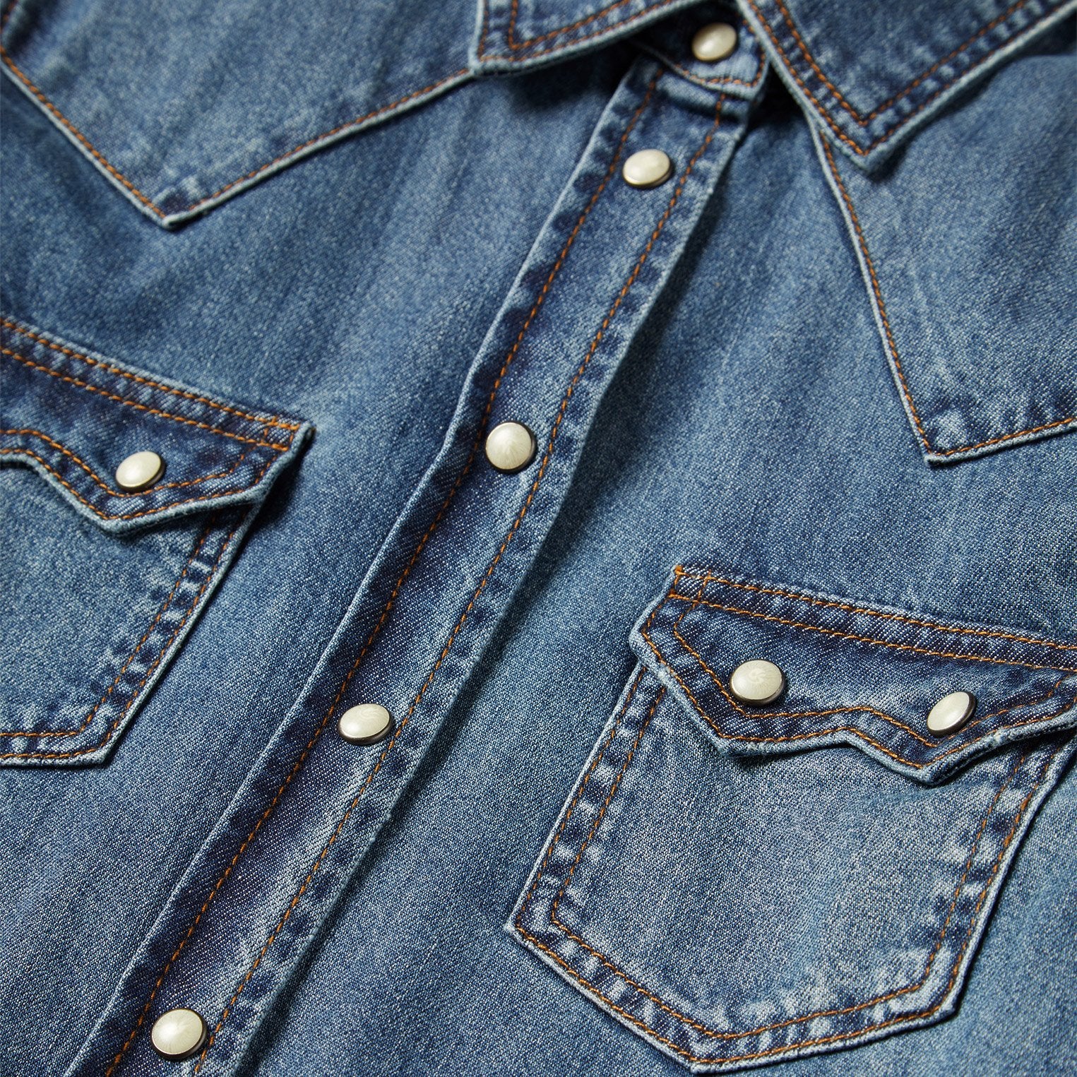 Distressed Denim Shirt - Image 4