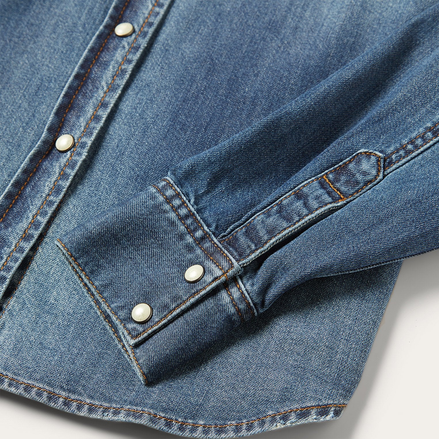 Distressed Denim Shirt - Image 5