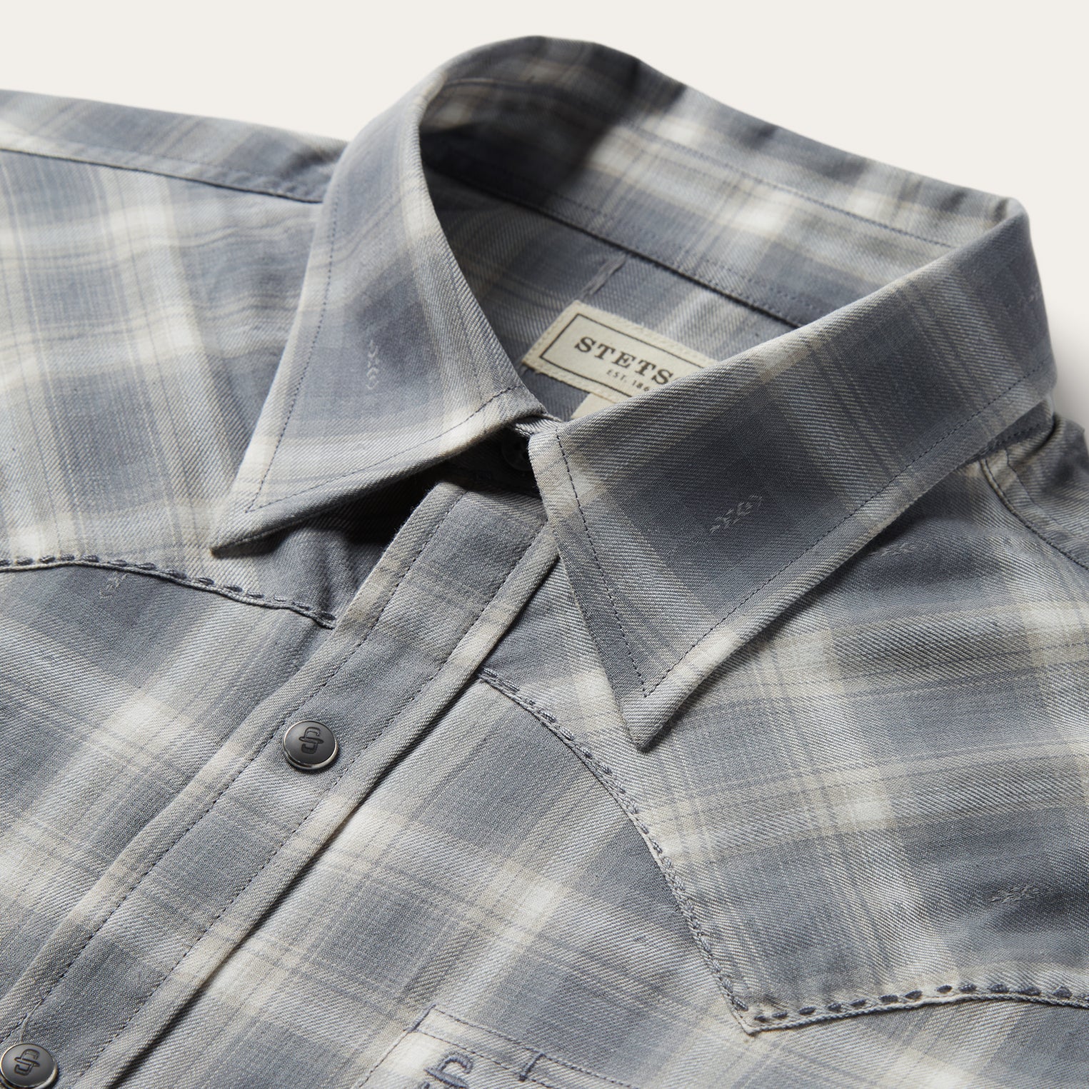 Dobby Twill Plaid Shirt - Image 5