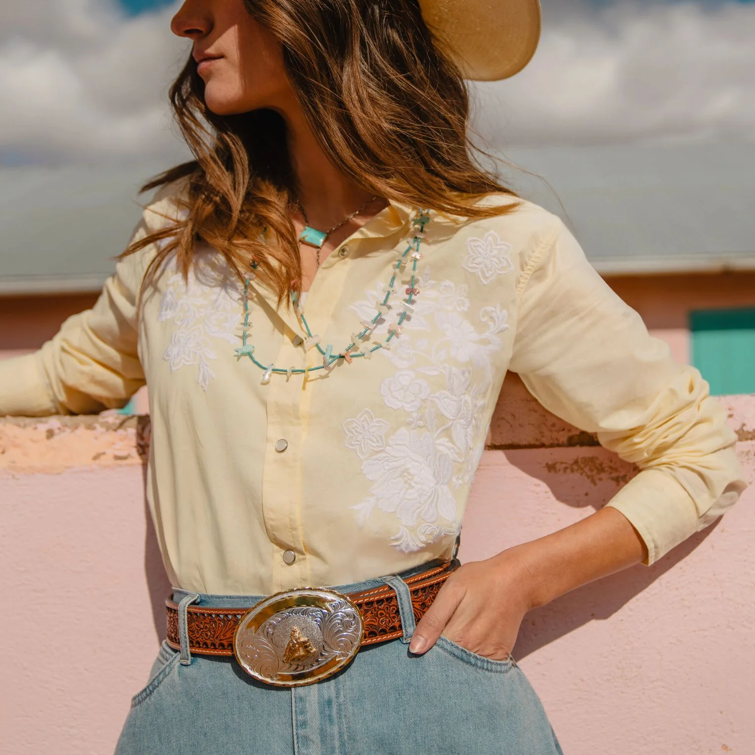 Embroidered Western Shirt - Image 2