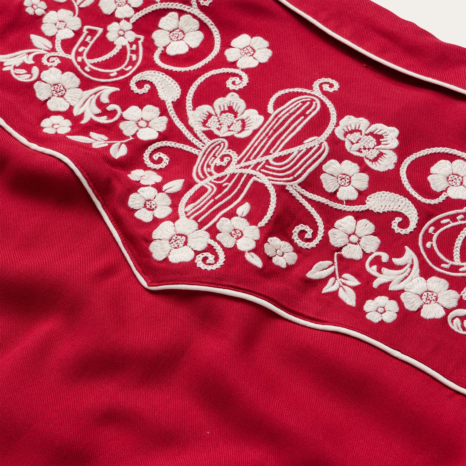Embroidered Retro Western Shirt - Image 4