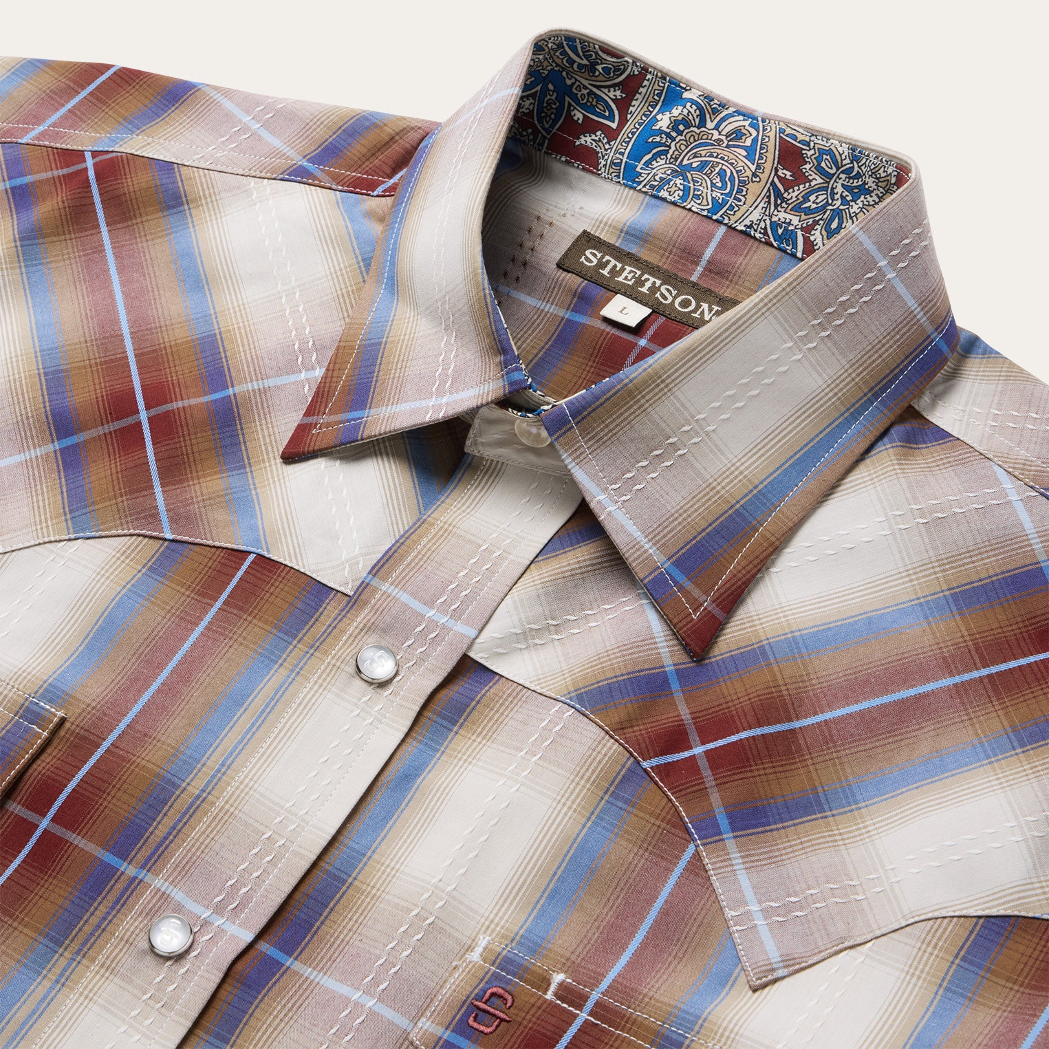 Forever Plaid Western Shirt - Image 3