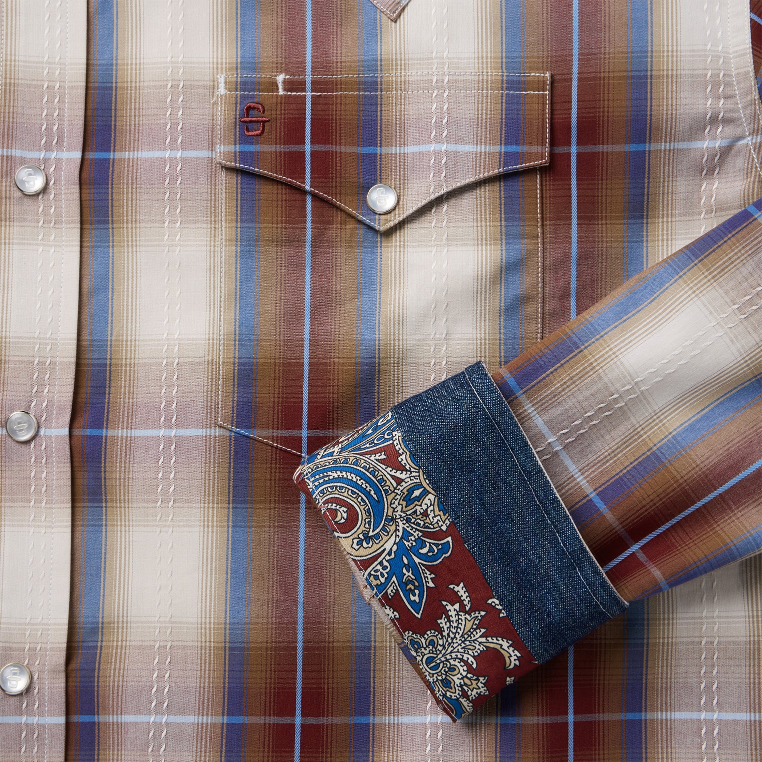 Forever Plaid Western Shirt - Image 5