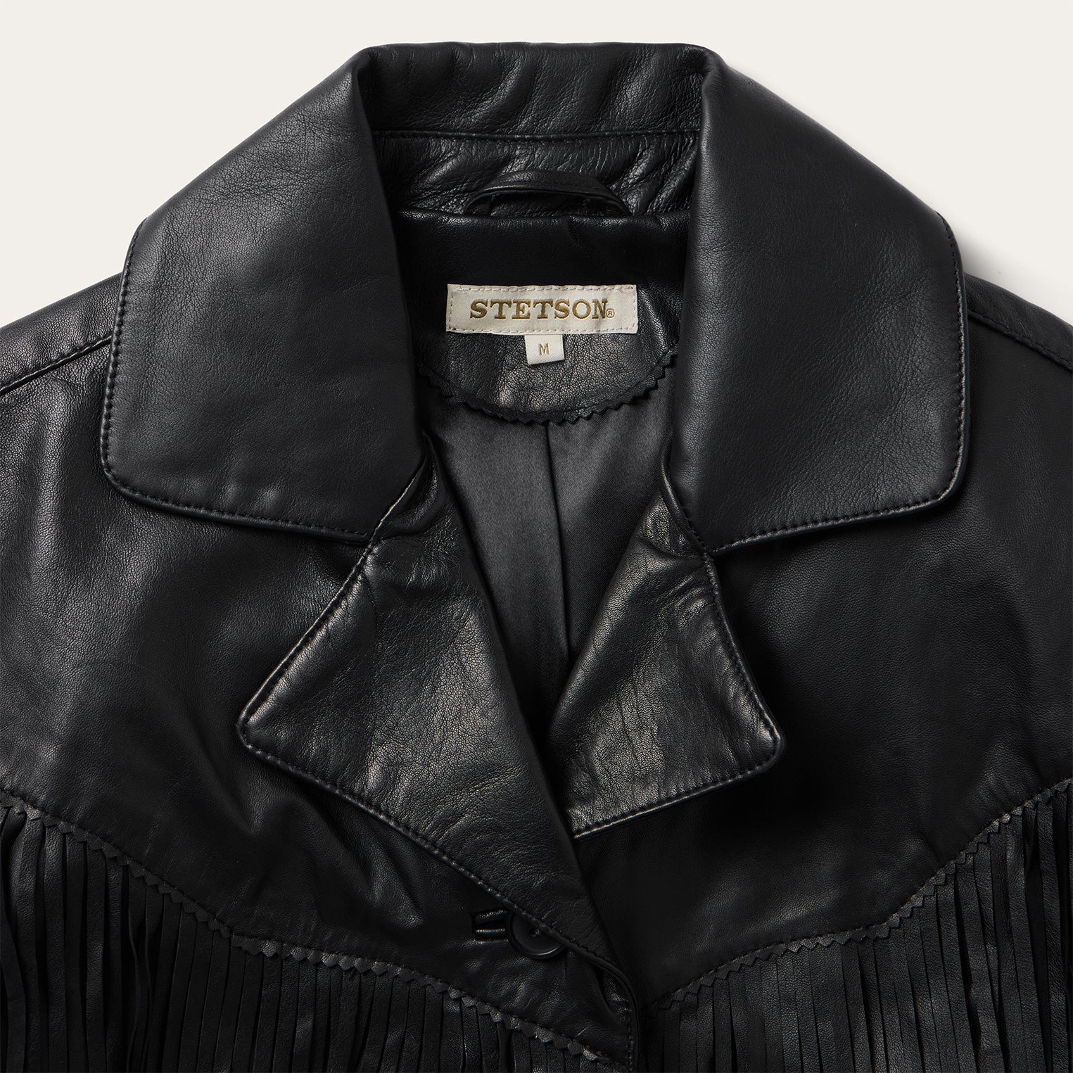 Fringe Leather Jacket - Image 3
