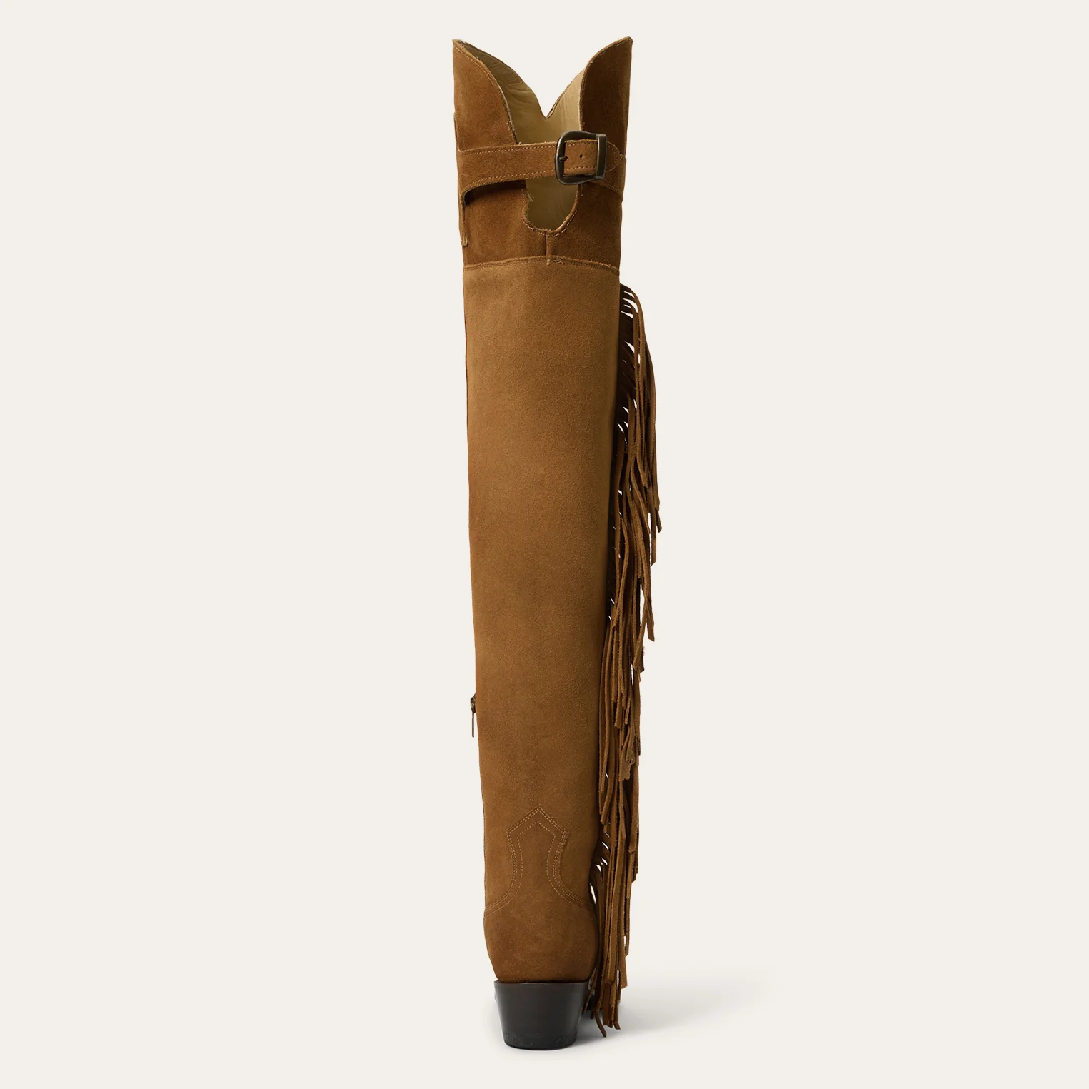 Glam Over-The-Knee Fringe Boot - Image 4