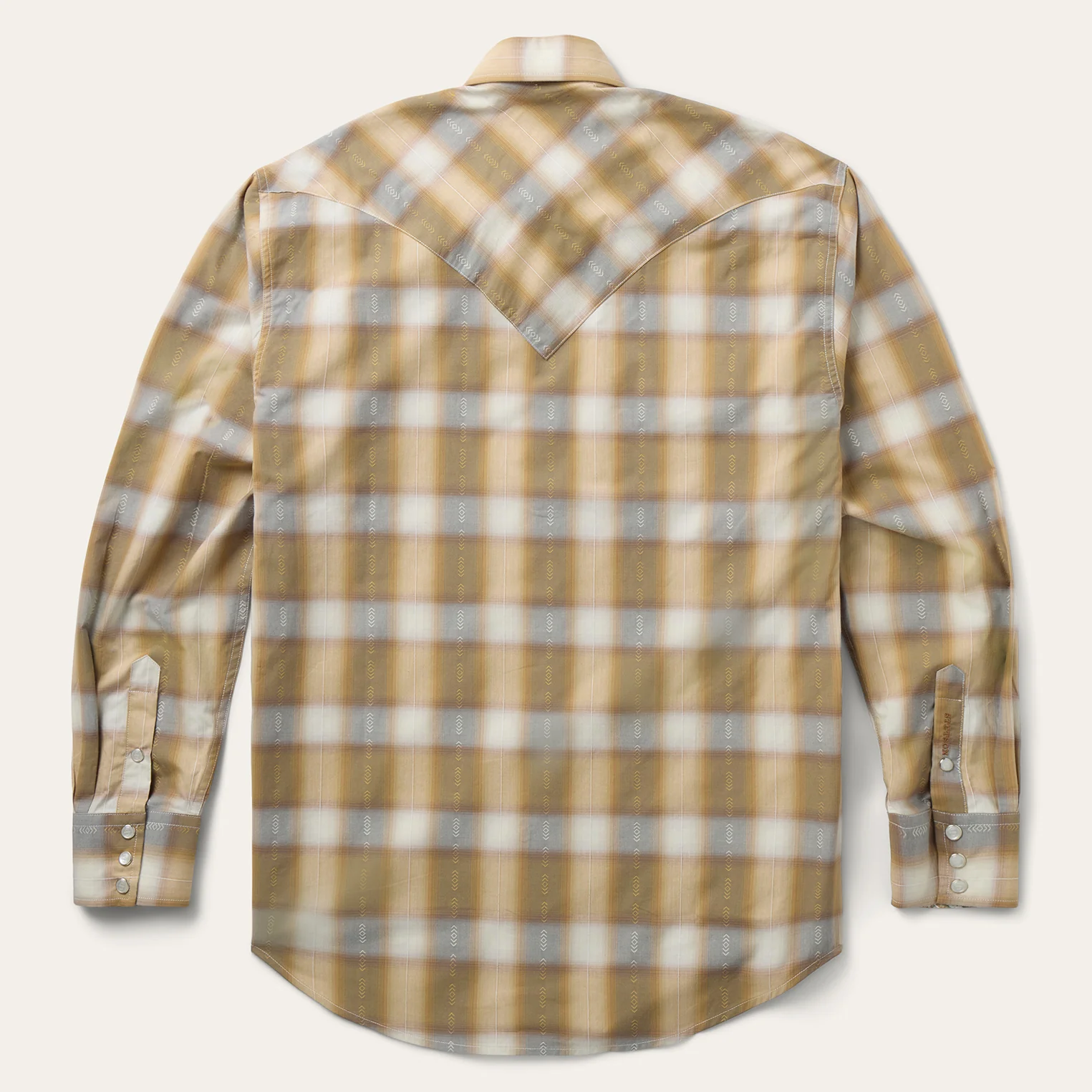 Gold Dust Plaid Western Shirt - Image 2