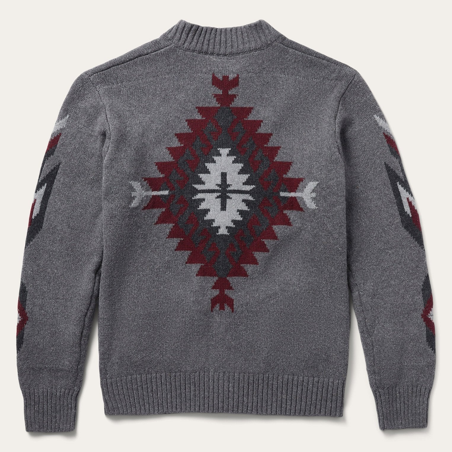 Grey Aztec Cardigan - Image 2