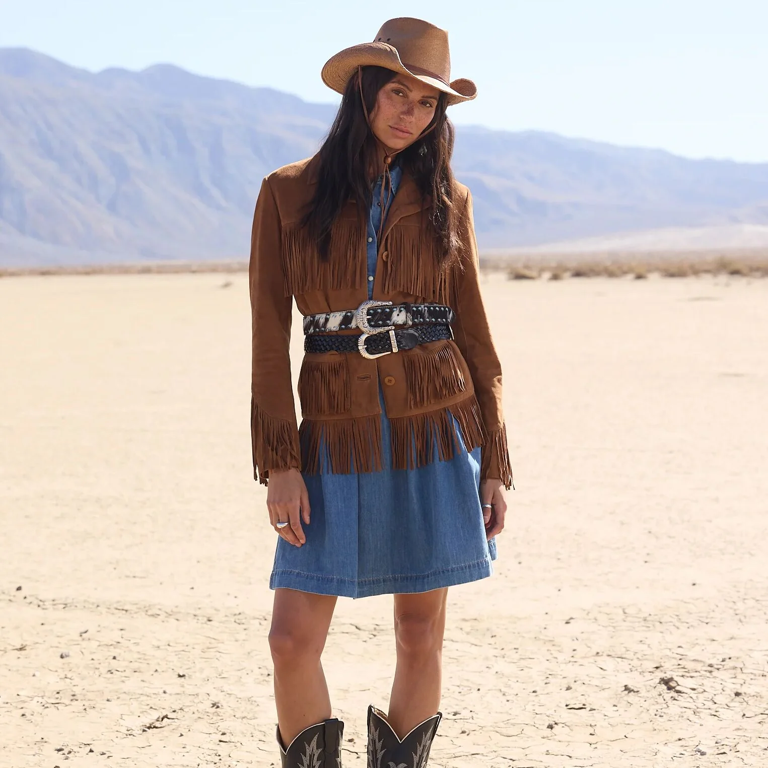 Hair-On-Hide Laced Belt - Image 3